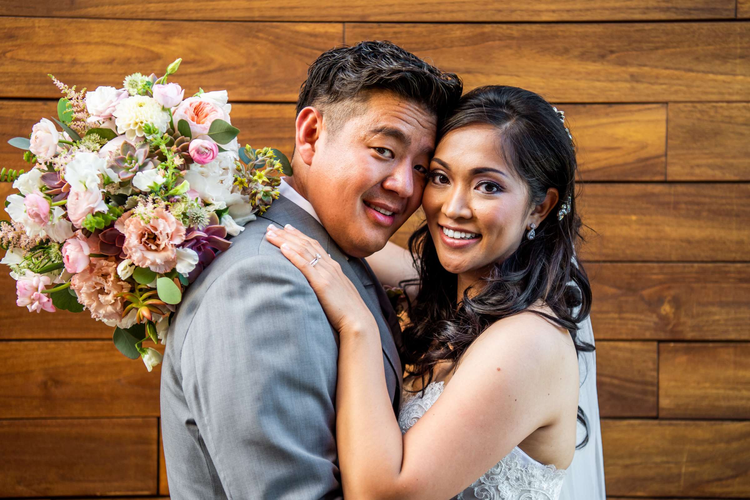 Scripps Seaside Forum Wedding coordinated by First Comes Love Weddings & Events, Beth and Brian Wedding Photo #111 by True Photography