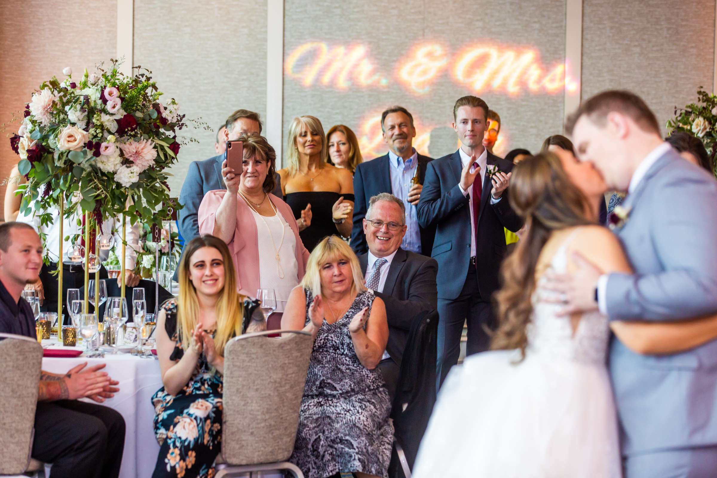 Manchester Grand Hyatt San Diego Wedding coordinated by First Comes Love Weddings & Events, Brittany and Chris Wedding Photo #112 by True Photography