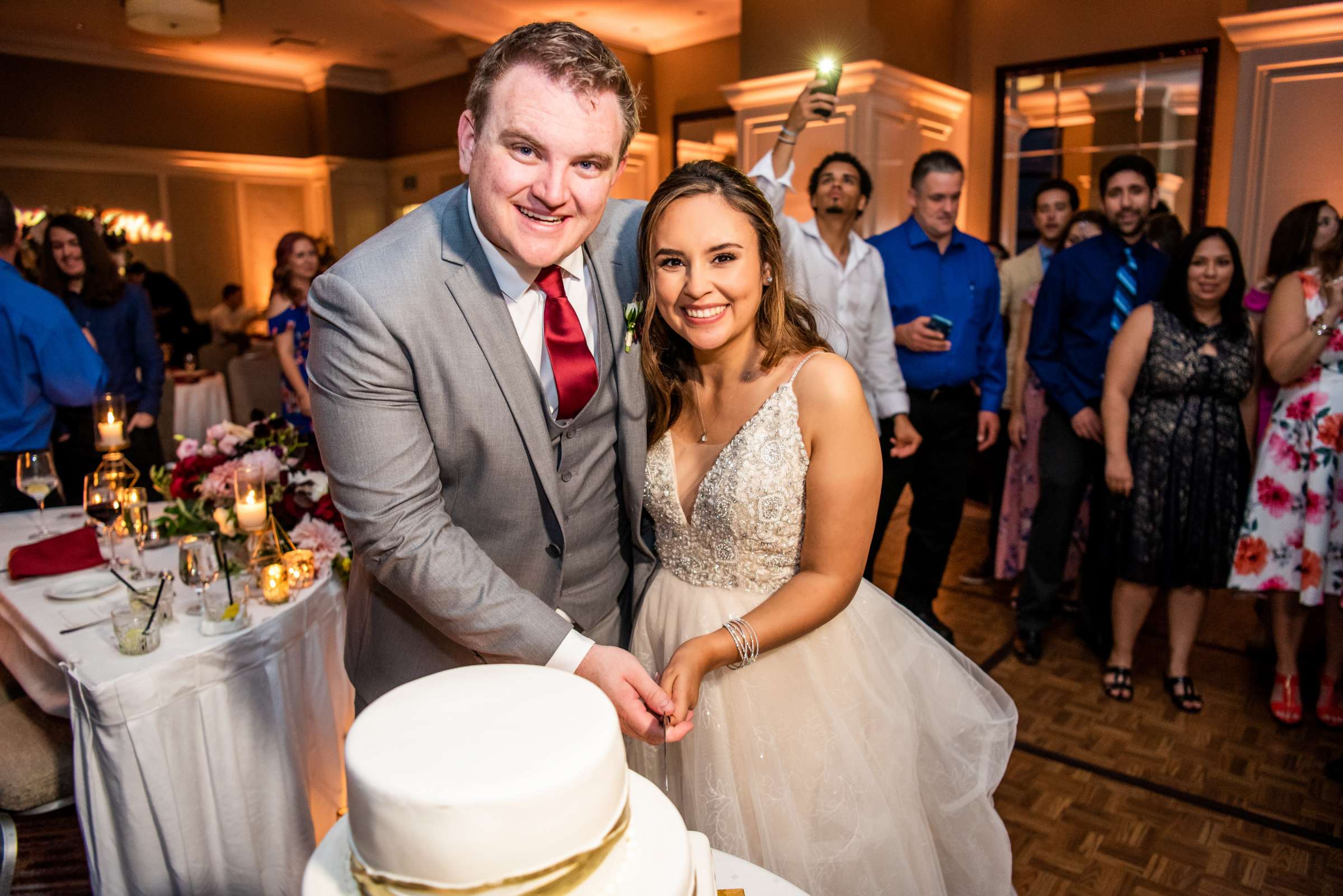 Manchester Grand Hyatt San Diego Wedding coordinated by First Comes Love Weddings & Events, Brittany and Chris Wedding Photo #148 by True Photography