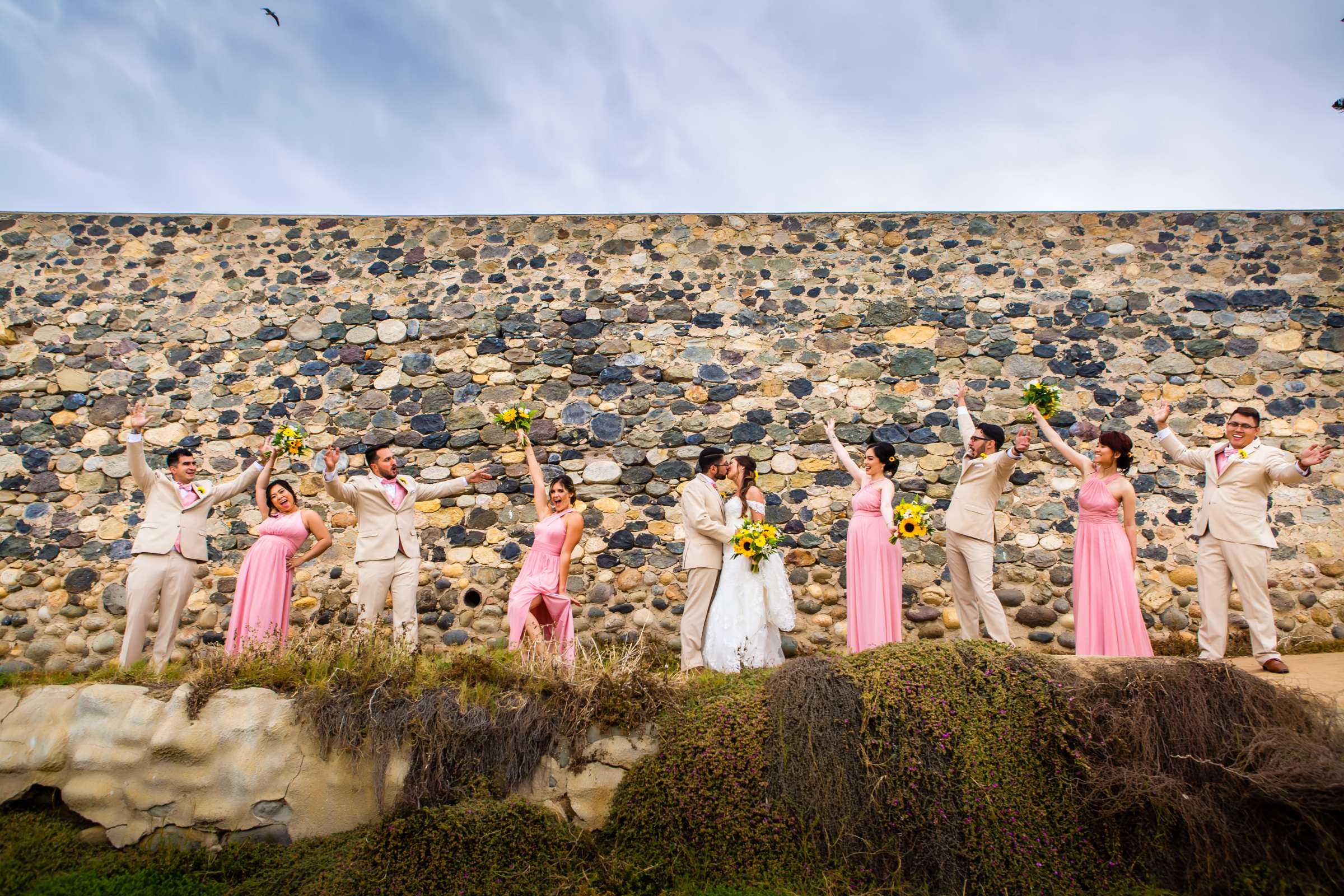 La Jolla Woman's Club Wedding coordinated by Here Is To Love, Brigid and Raheem Wedding Photo #99 by True Photography