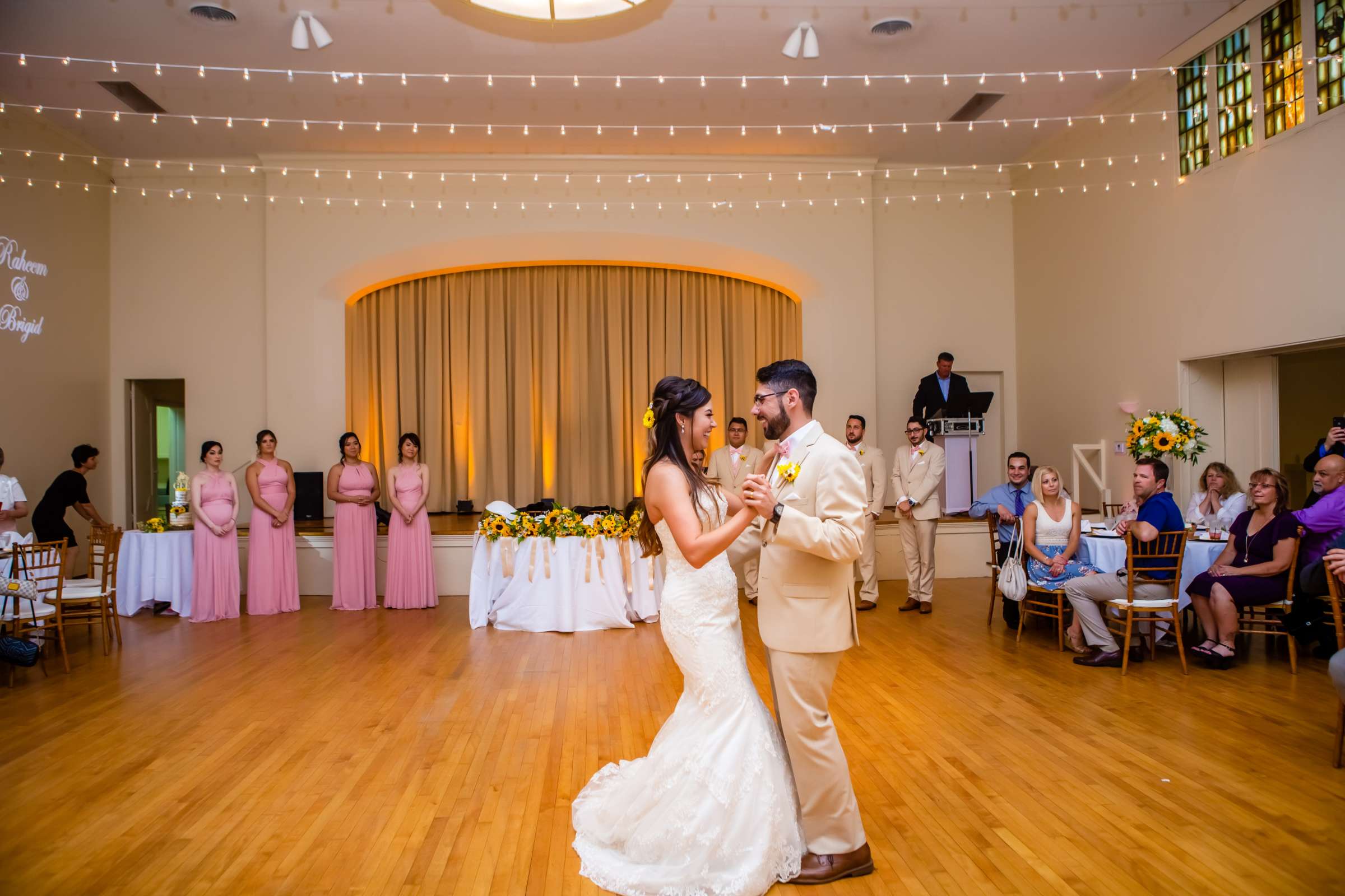 La Jolla Woman's Club Wedding coordinated by Here Is To Love, Brigid and Raheem Wedding Photo #125 by True Photography