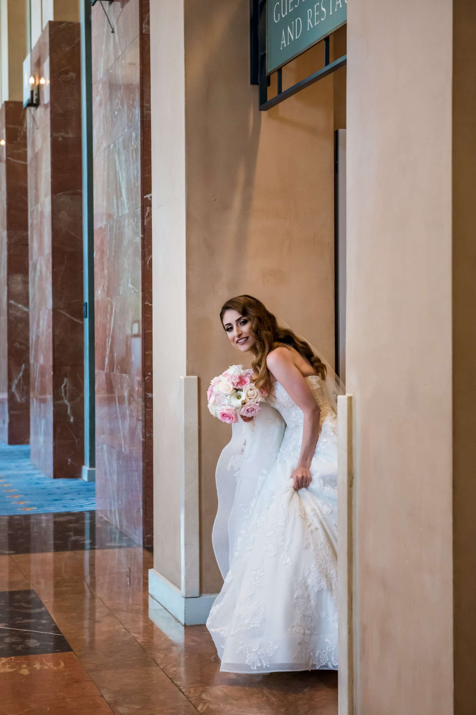 Hyatt Regency La Jolla Wedding coordinated by At Your Side Planning, Hussein and Jasmin Wedding Photo #41 by True Photography