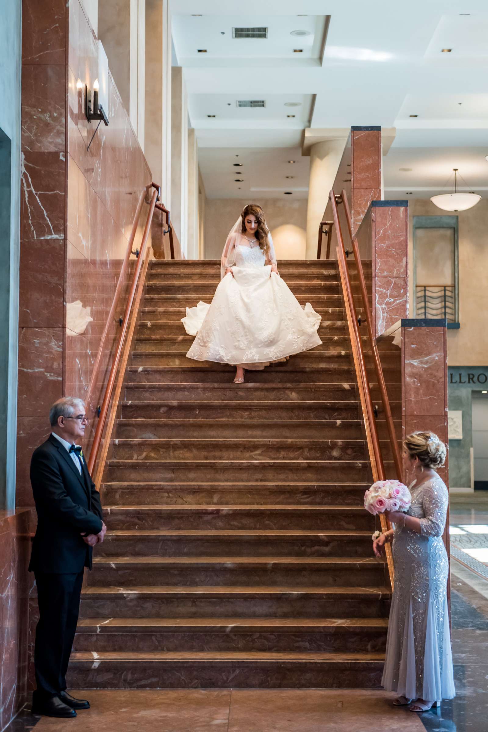 Hyatt Regency La Jolla Wedding coordinated by At Your Side Planning, Hussein and Jasmin Wedding Photo #60 by True Photography