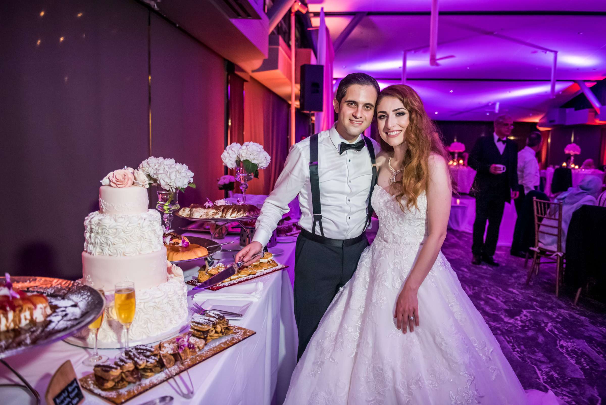 Hyatt Regency La Jolla Wedding coordinated by At Your Side Planning, Hussein and Jasmin Wedding Photo #142 by True Photography