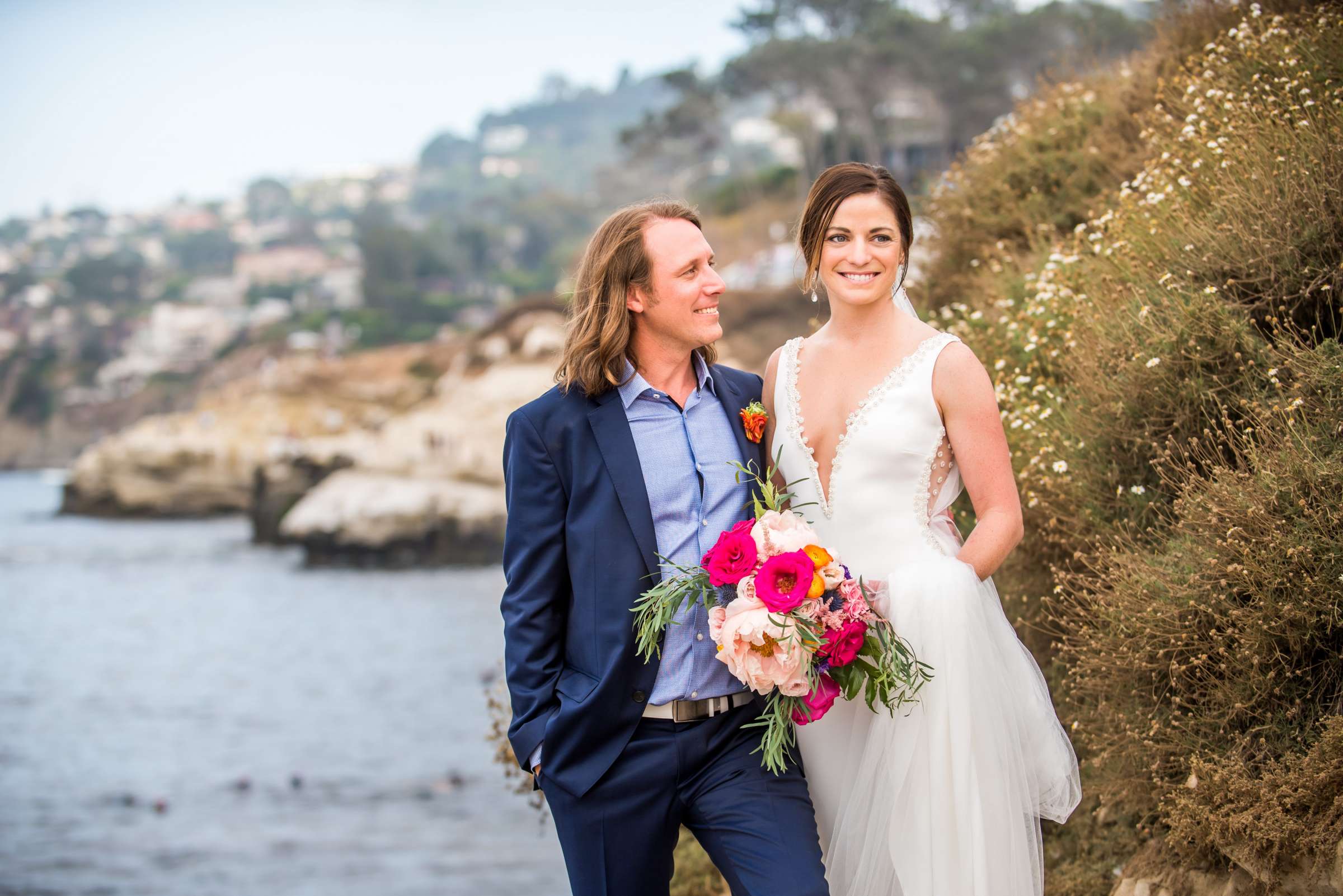 La Valencia Wedding coordinated by SARAH DILLENBECK EVENTS, Emily and Jason Wedding Photo #20 by True Photography