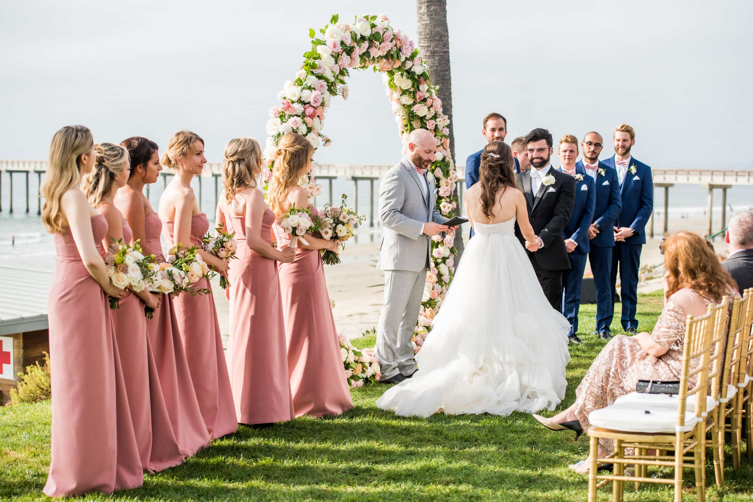 Scripps Seaside Forum Wedding coordinated by I Do Weddings, Veronika and Laurent Wedding Photo #85 by True Photography