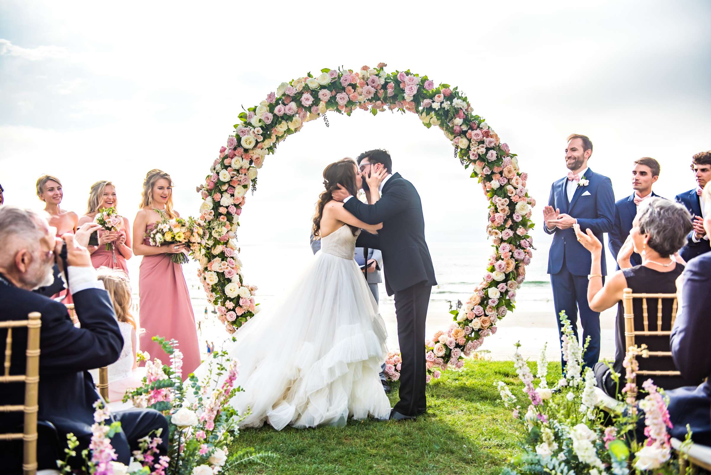 Scripps Seaside Forum Wedding coordinated by I Do Weddings, Veronika and Laurent Wedding Photo #90 by True Photography