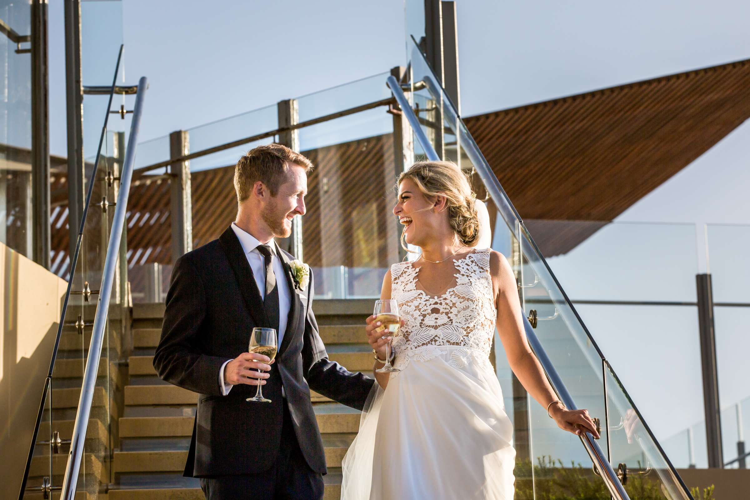 Scripps Seaside Forum Wedding coordinated by First Comes Love Weddings & Events, Kiley and Robert Wedding Photo #580154 by True Photography