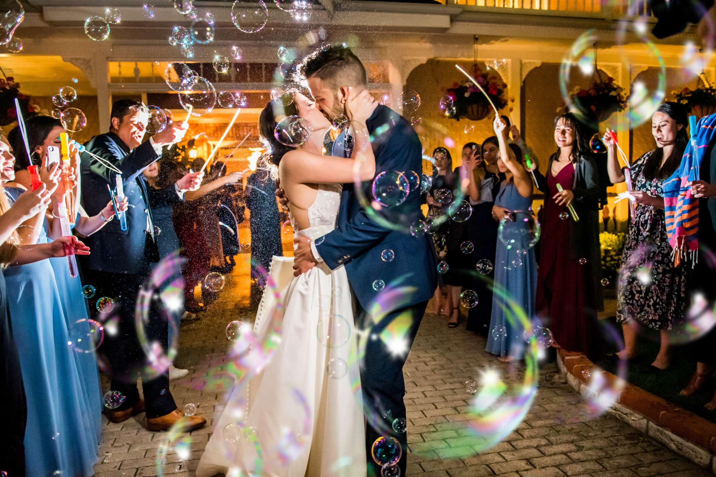 Night Shot at Grand Tradition Estate Wedding, Madeline and James Wedding Photo #1 by True Photography