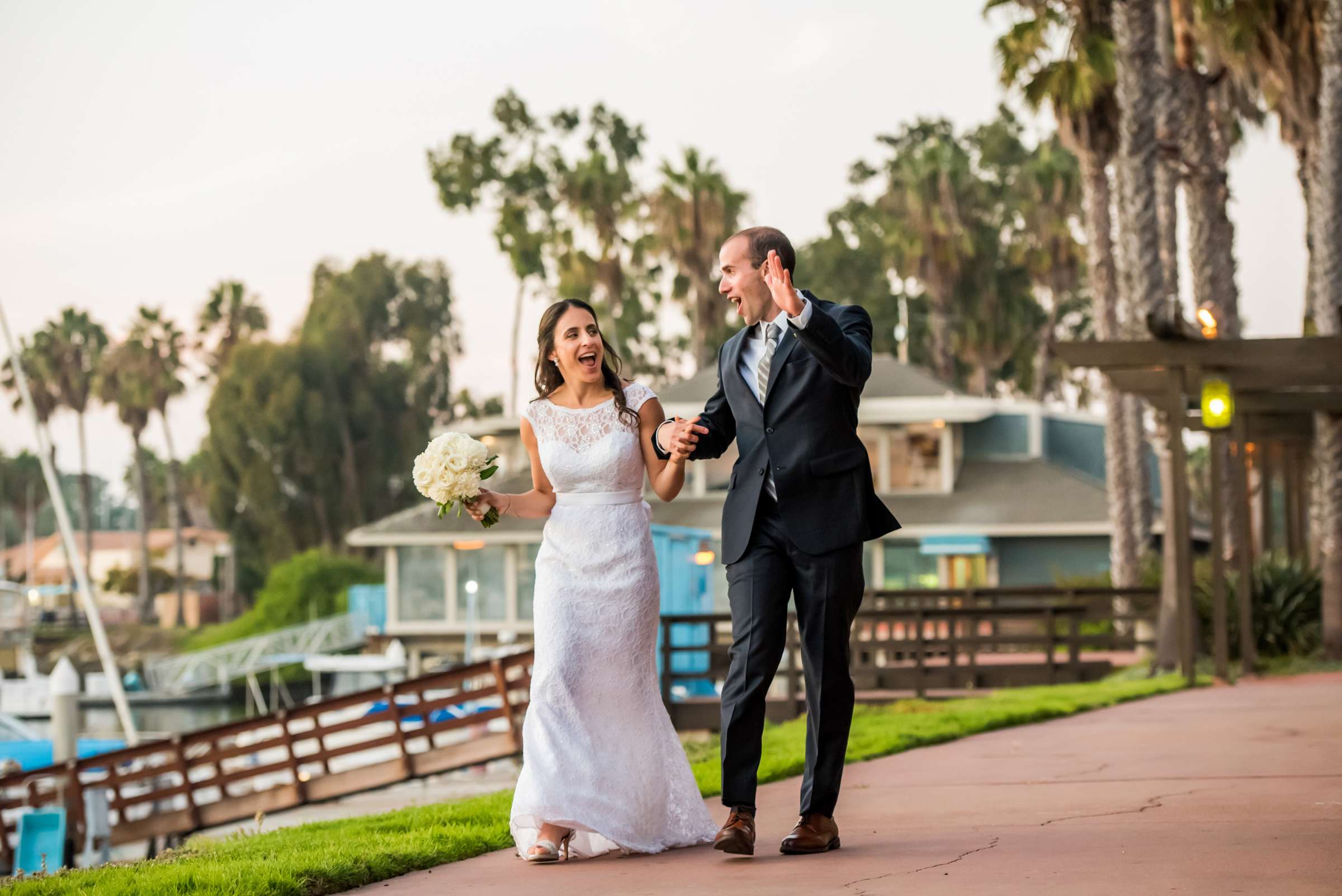 Marina Village Conference Center Wedding coordinated by Sloane Sisters Event Co., Miriam and Jesse Wedding Photo #2 by True Photography