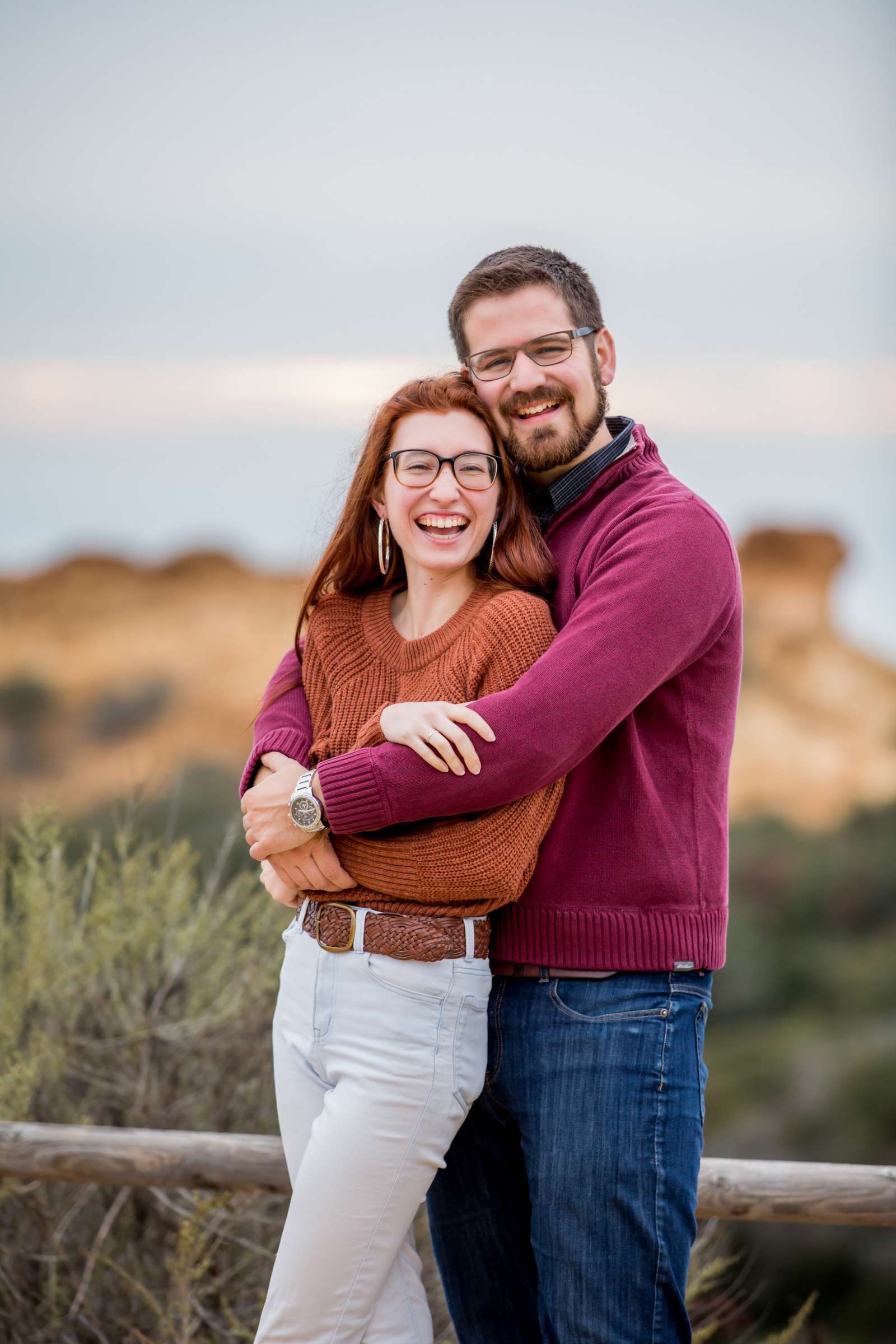 Torrey Pines State Natural Reserve Engagement, Megan and James Engagement Photo #20 by True Photography