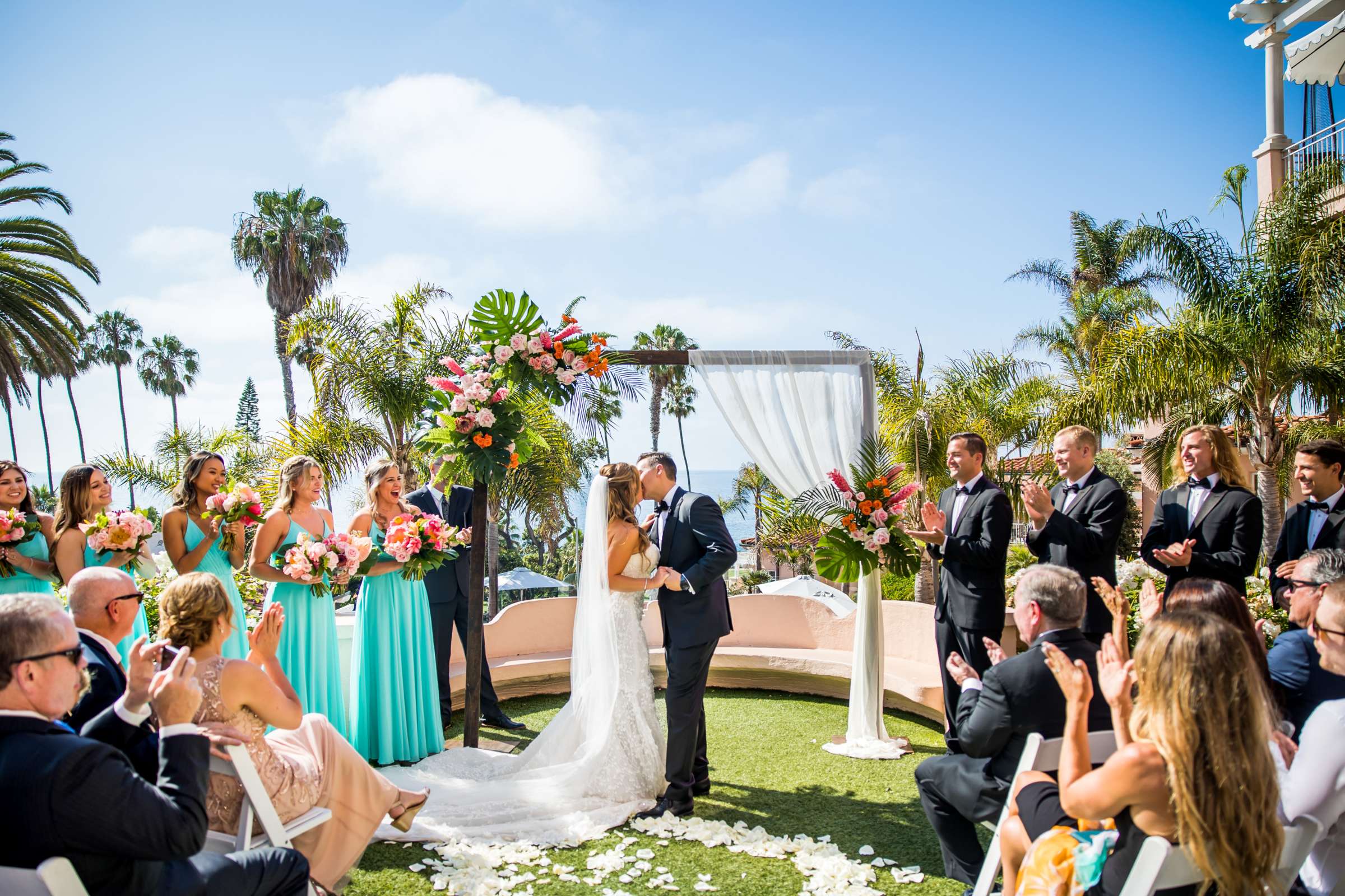 La Valencia Wedding coordinated by Monarch Weddings, Maureen and Ryan Wedding Photo #100 by True Photography