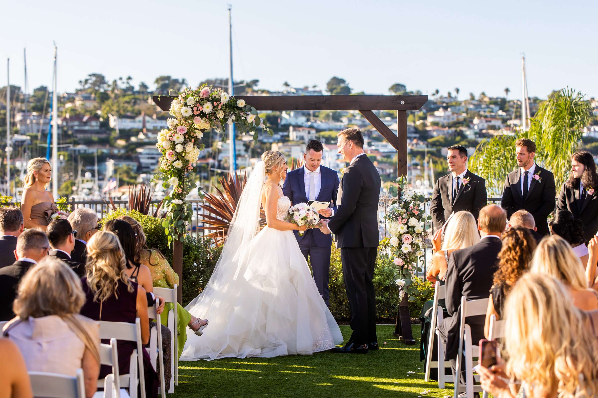 Kona Kai Resort Wedding coordinated by Holly Kalkin Weddings, Laura and William Wedding Photo #19 by True Photography