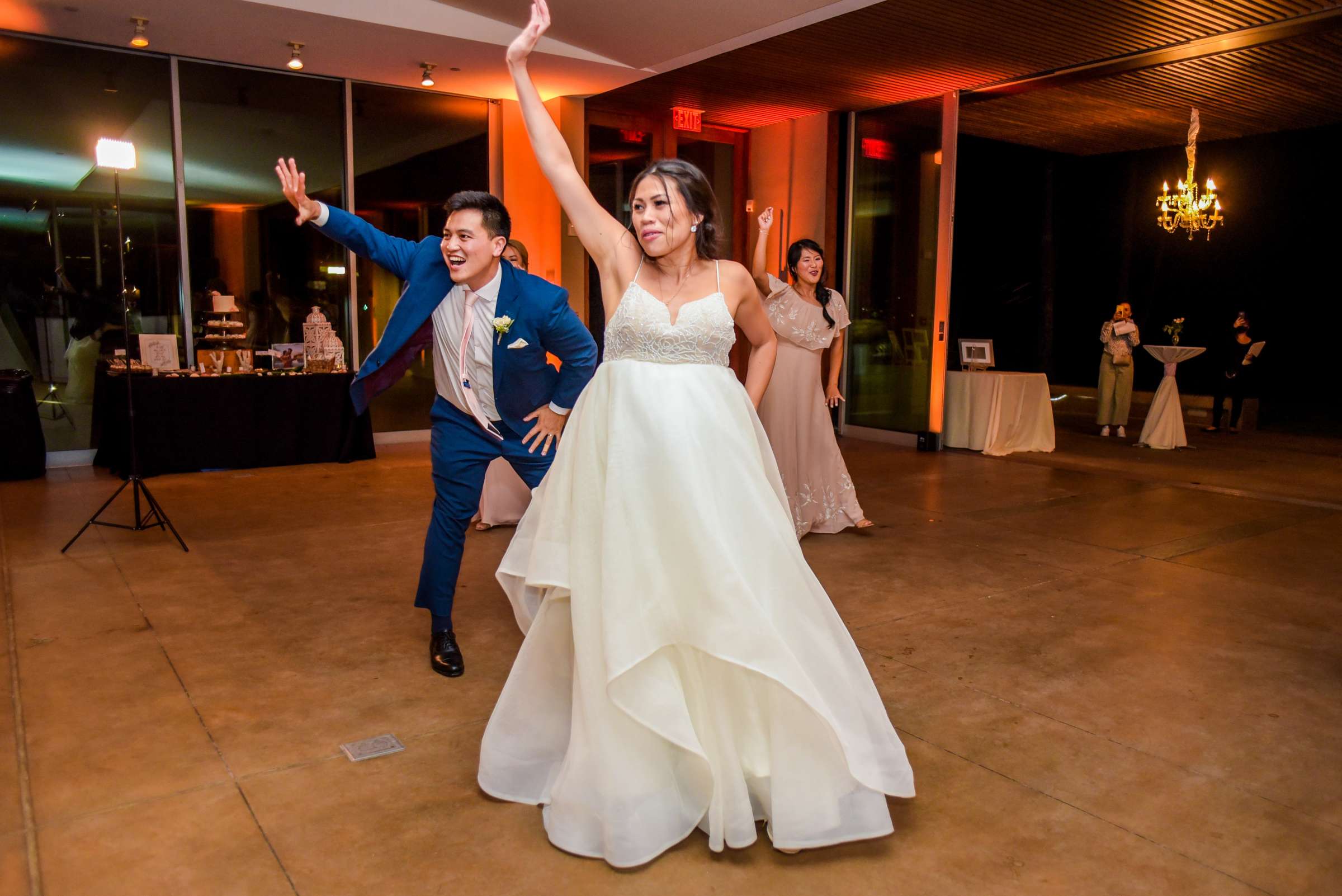 Scripps Seaside Forum Wedding coordinated by Willmus Weddings, Quynh and Tyler Wedding Photo #165 by True Photography