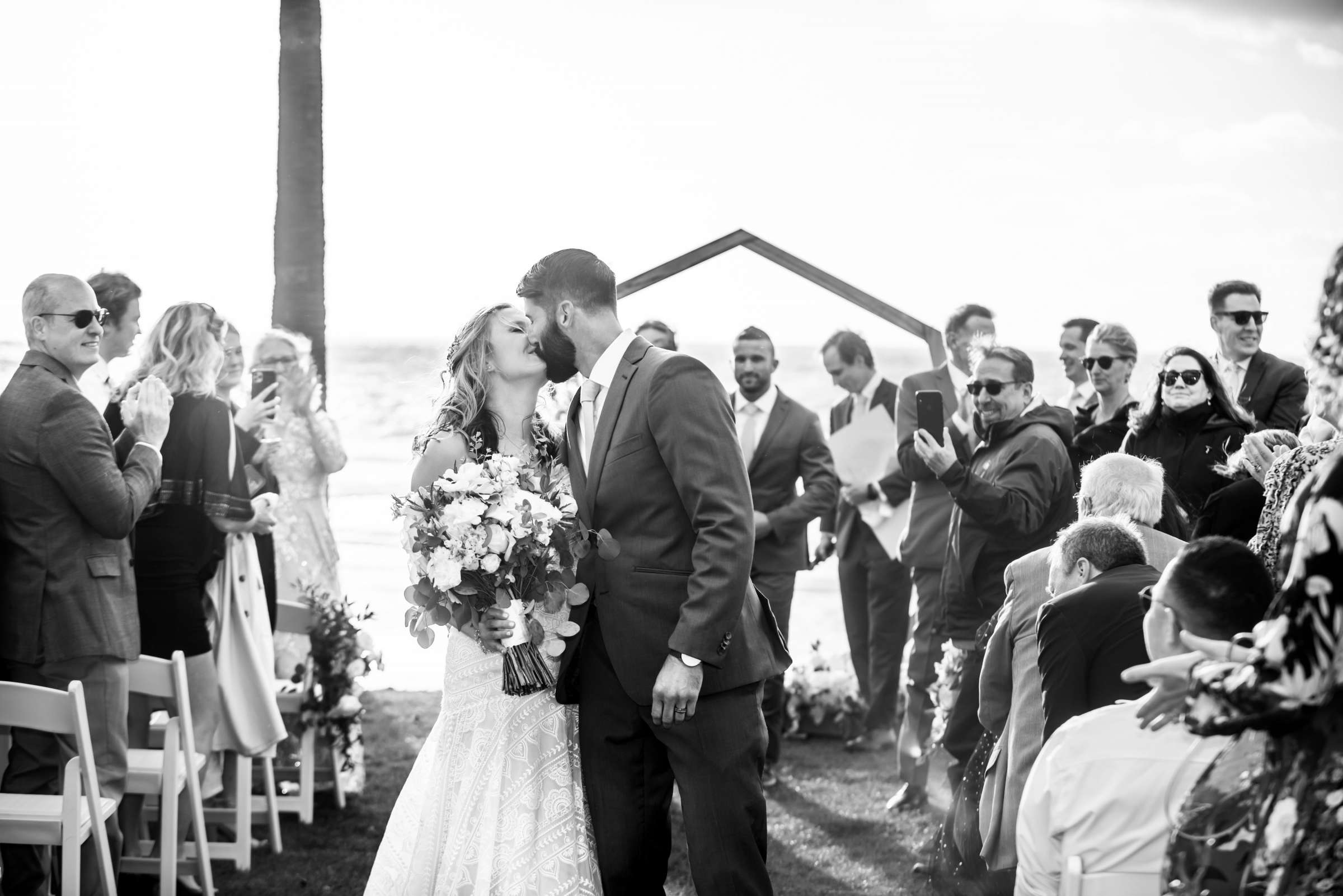 Scripps Seaside Forum Wedding coordinated by First Comes Love Weddings & Events, Morgan and Brian Wedding Photo #79 by True Photography