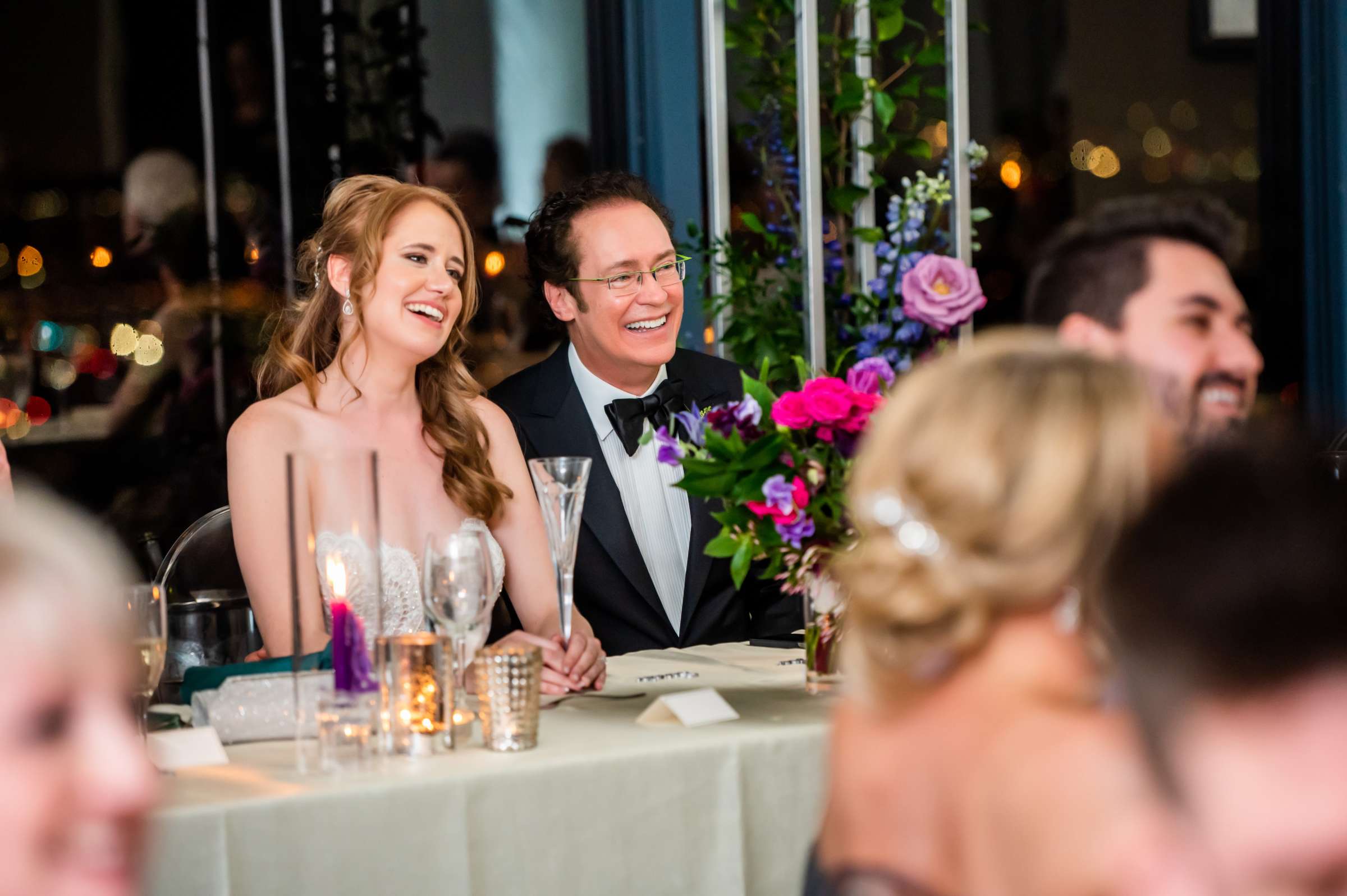 The University Club Atop Symphony Towers Wedding coordinated by Events Inspired SD, Sarah and Joseph Wedding Photo #101 by True Photography