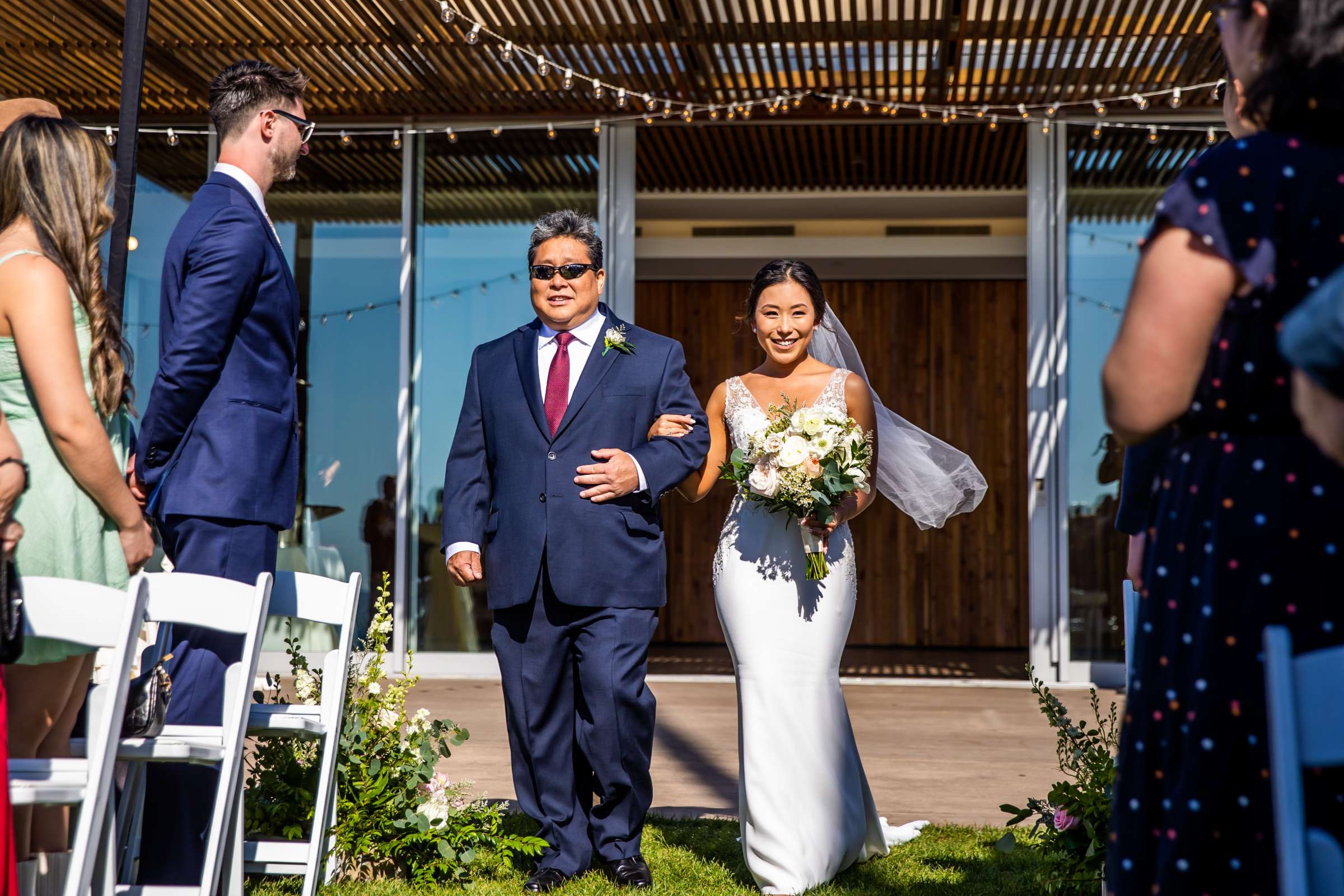 Scripps Seaside Forum Wedding coordinated by The Best Wedding For You, Brandi and Gregory Wedding Photo #13 by True Photography