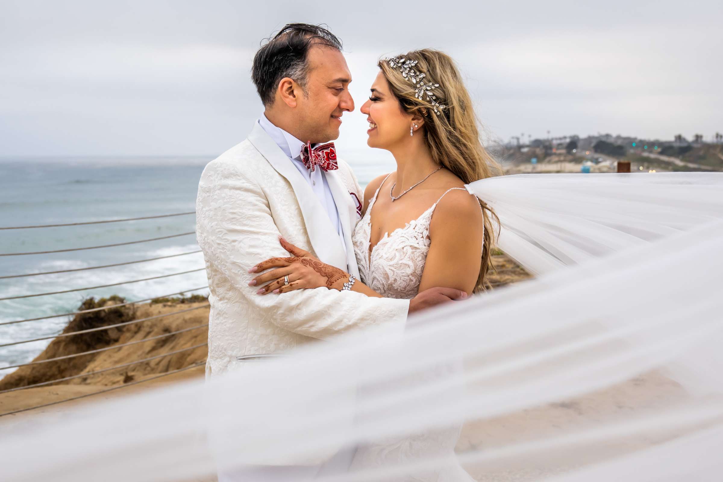 Alila Marea Beach Resort Encinitas Wedding coordinated by First Comes Love Weddings & Events, Razan and Ritesh Wedding Photo #2 by True Photography