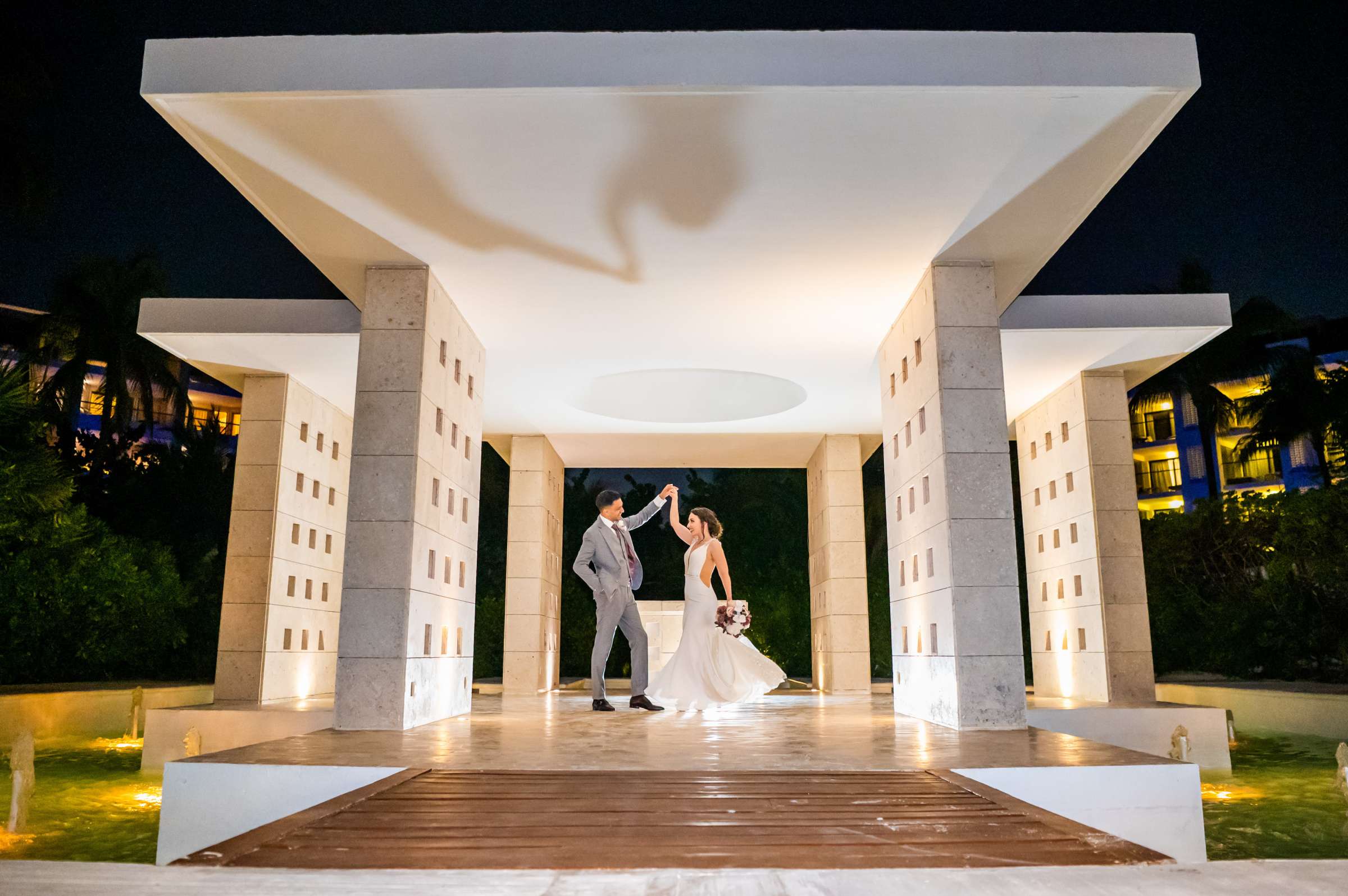 Excellence Playa Mujeres Wedding, Kelsey and Michael Wedding Photo #5 by True Photography