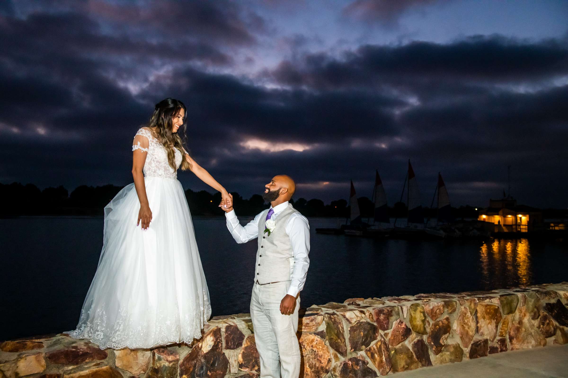 San Diego Mission Bay Resort Wedding coordinated by Elements of Style, Ana and Bobby Wedding Photo #18 by True Photography