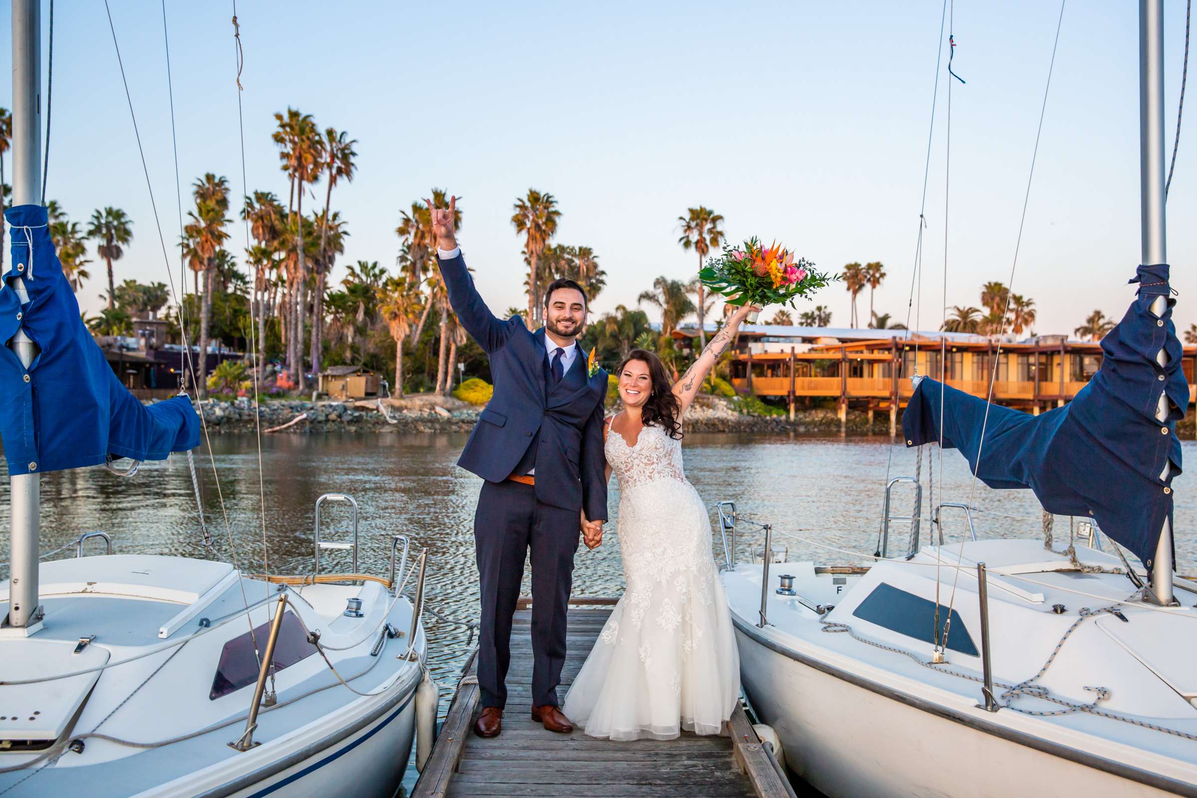 Paradise Point Wedding coordinated by Holly Kalkin Weddings, Jenna and Jeffrey Wedding Photo #624687 by True Photography