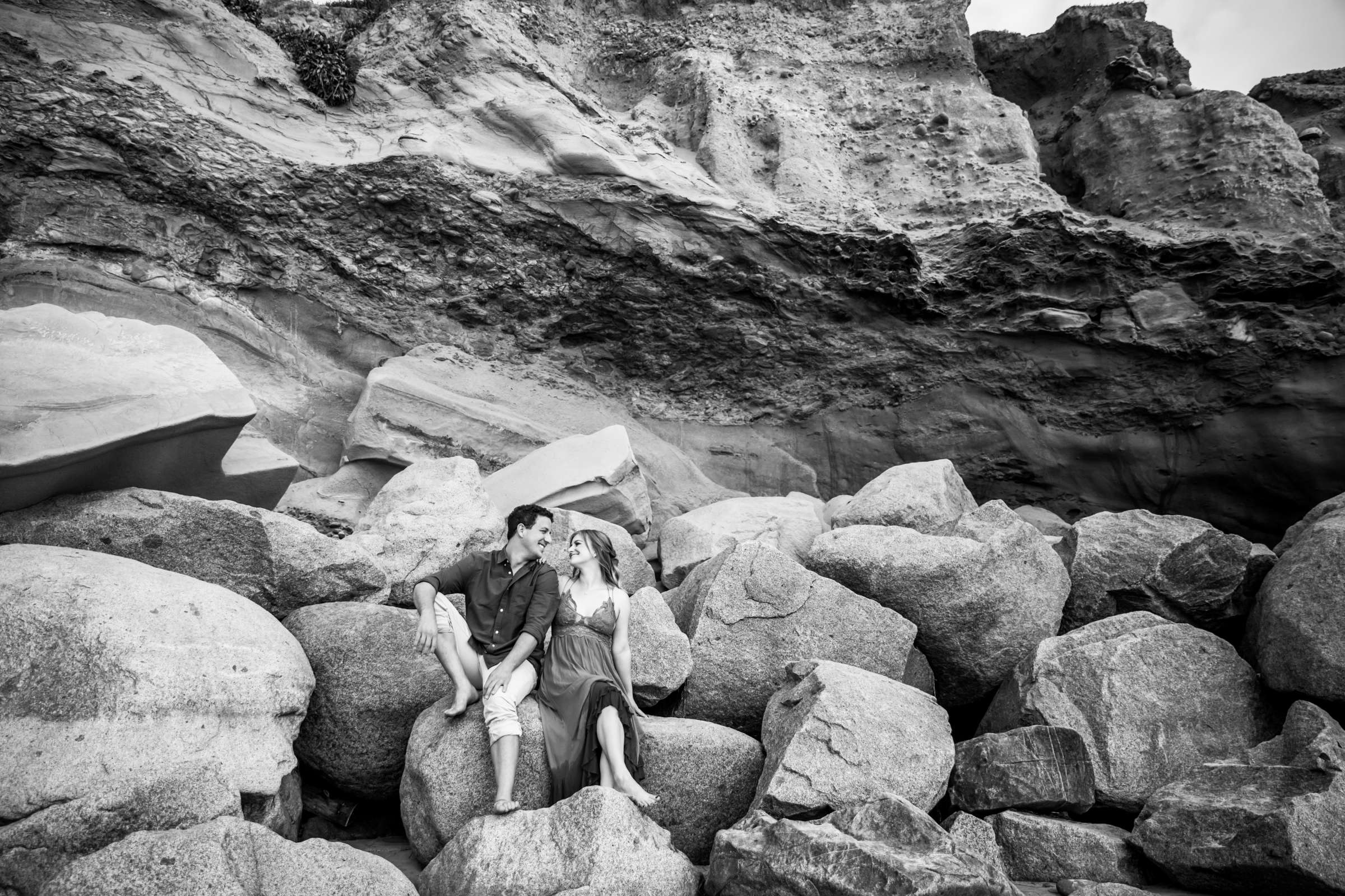 Scripps Seaside Forum Engagement, Maren and Chris Engagement Photo #3 by True Photography