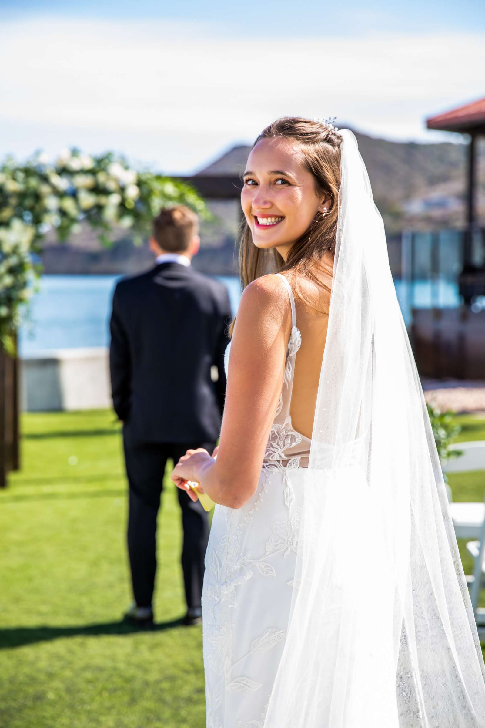 Ocean View Room Wedding coordinated by Sheila Foster, Lauren and Evan Wedding Photo #9 by True Photography