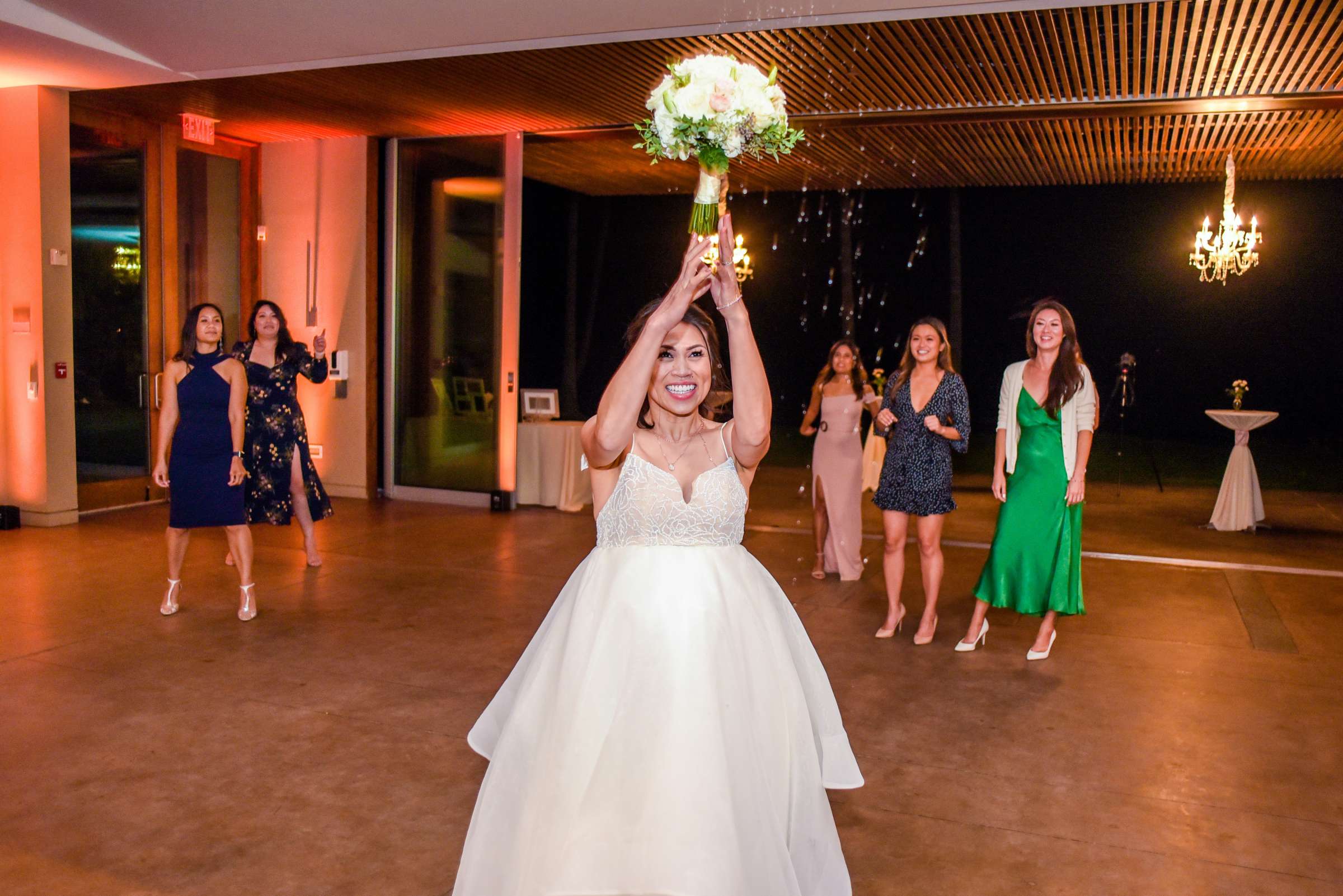 Scripps Seaside Forum Wedding coordinated by Willmus Weddings, Quynh and Tyler Wedding Photo #173 by True Photography