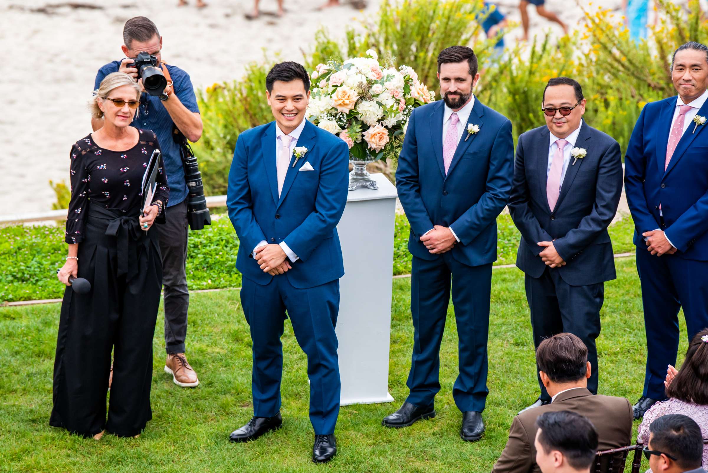 Scripps Seaside Forum Wedding coordinated by Willmus Weddings, Quynh and Tyler Wedding Photo #83 by True Photography