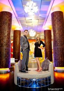 San Diego Wedding Photography: Engagement photo shoot at the Andaz Hotel in downtown San Diego