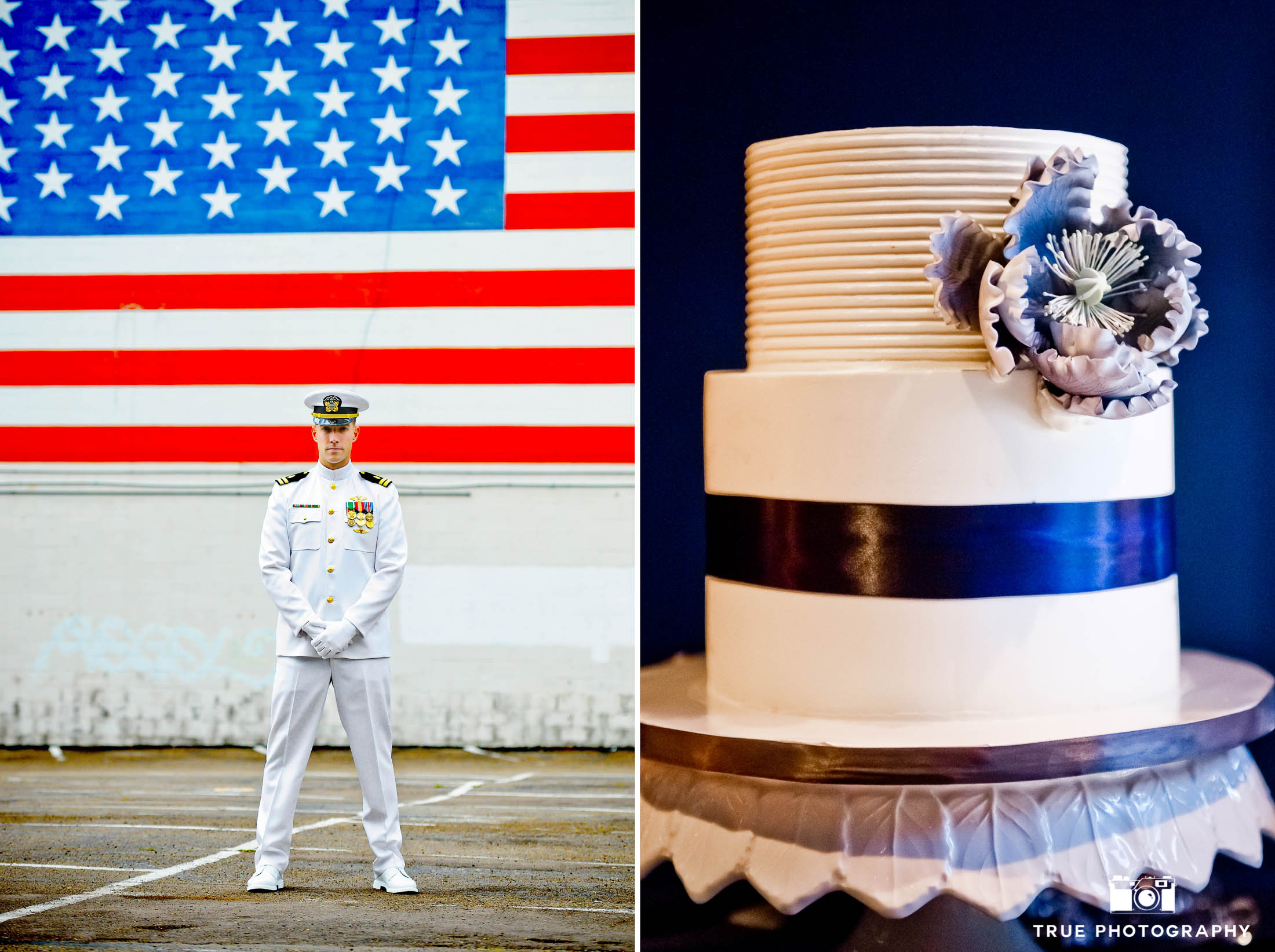 Patriotic Military Wedding Cake