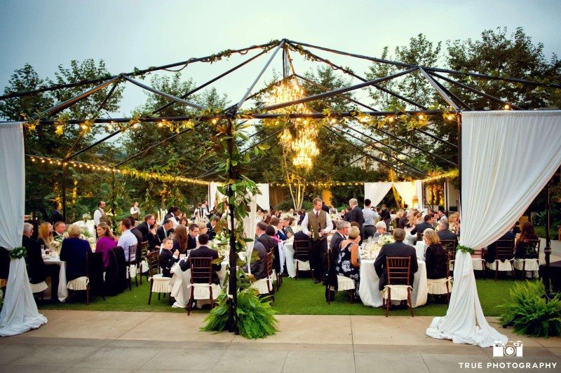 Beautiful Outdoor Wedding Reception Dinner