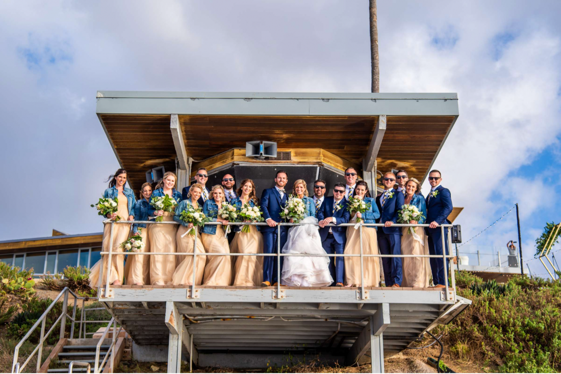 An Elegant, Classic Seaside Wedding at Scripps Seaside Forum in La