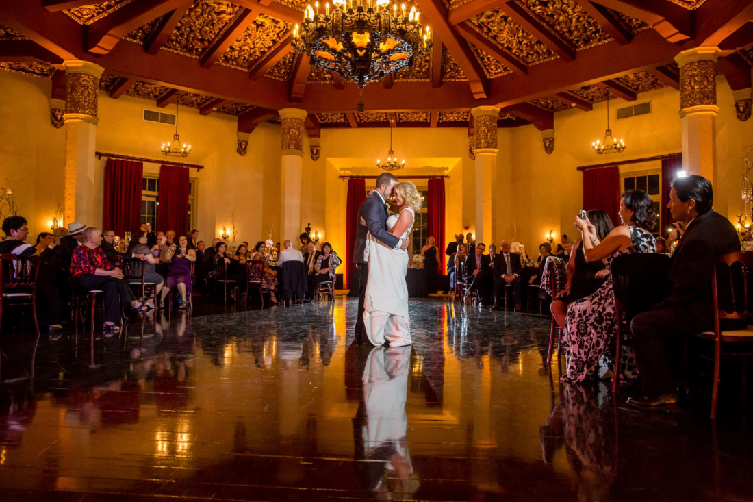 El Cortez is one of the Historic Wedding Venues in San Diego photographed by True Photography