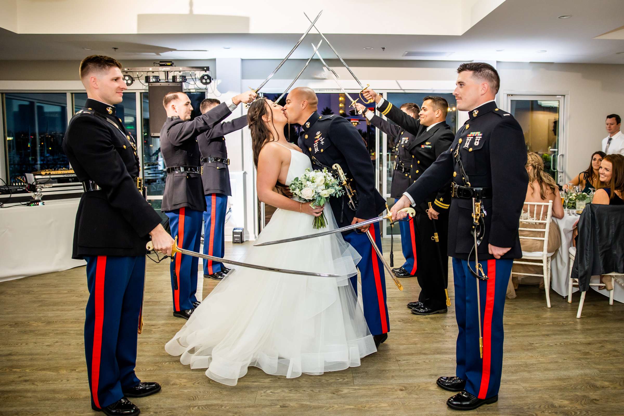 Harbor View Loft Wedding, Emily and Roberto Wedding Photo #100 by True Photography