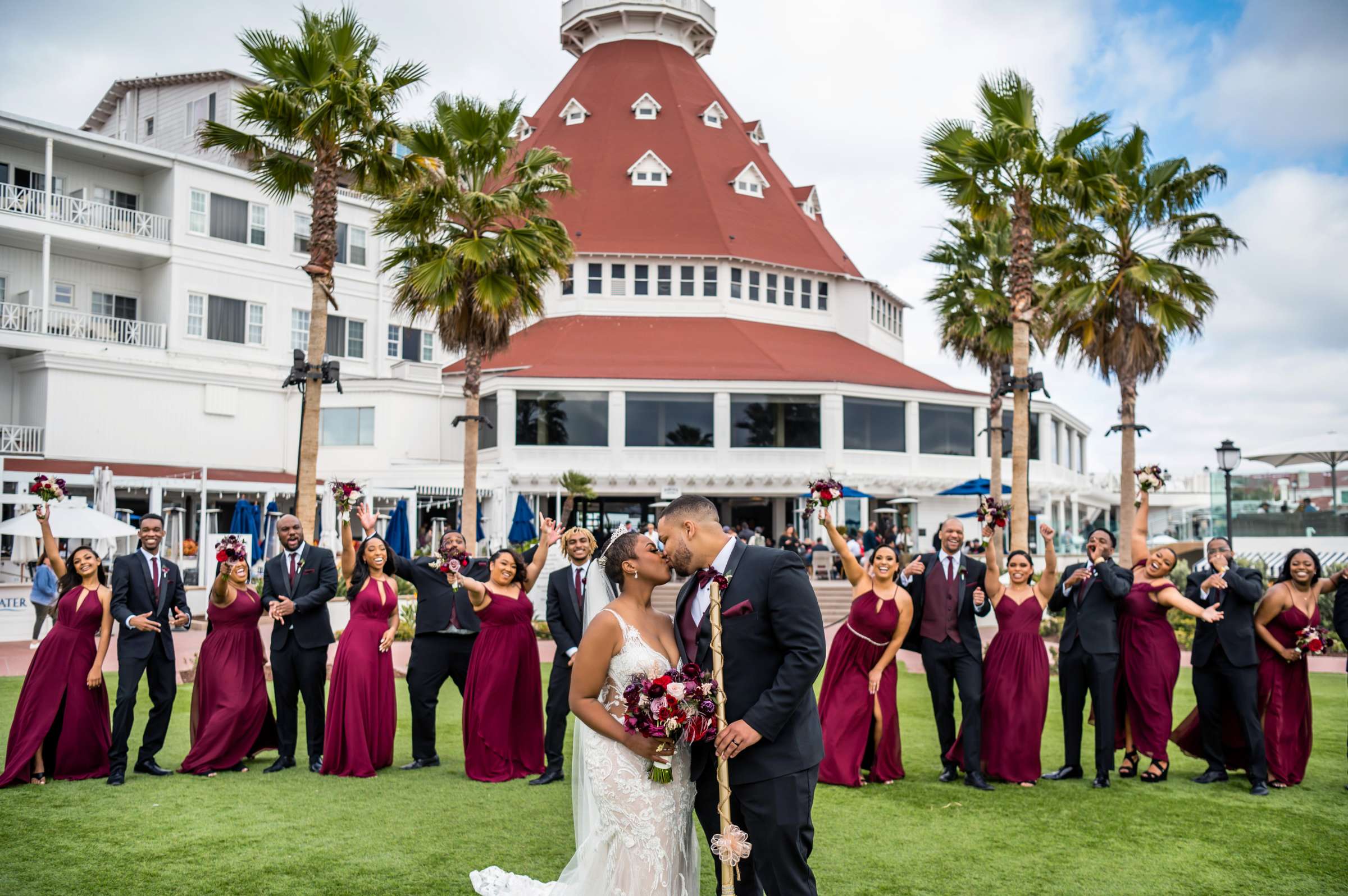 Hotel Del Coronado Wedding coordinated by Events By Gisele, Victoria and Mason Wedding Photo #11 by True Photography