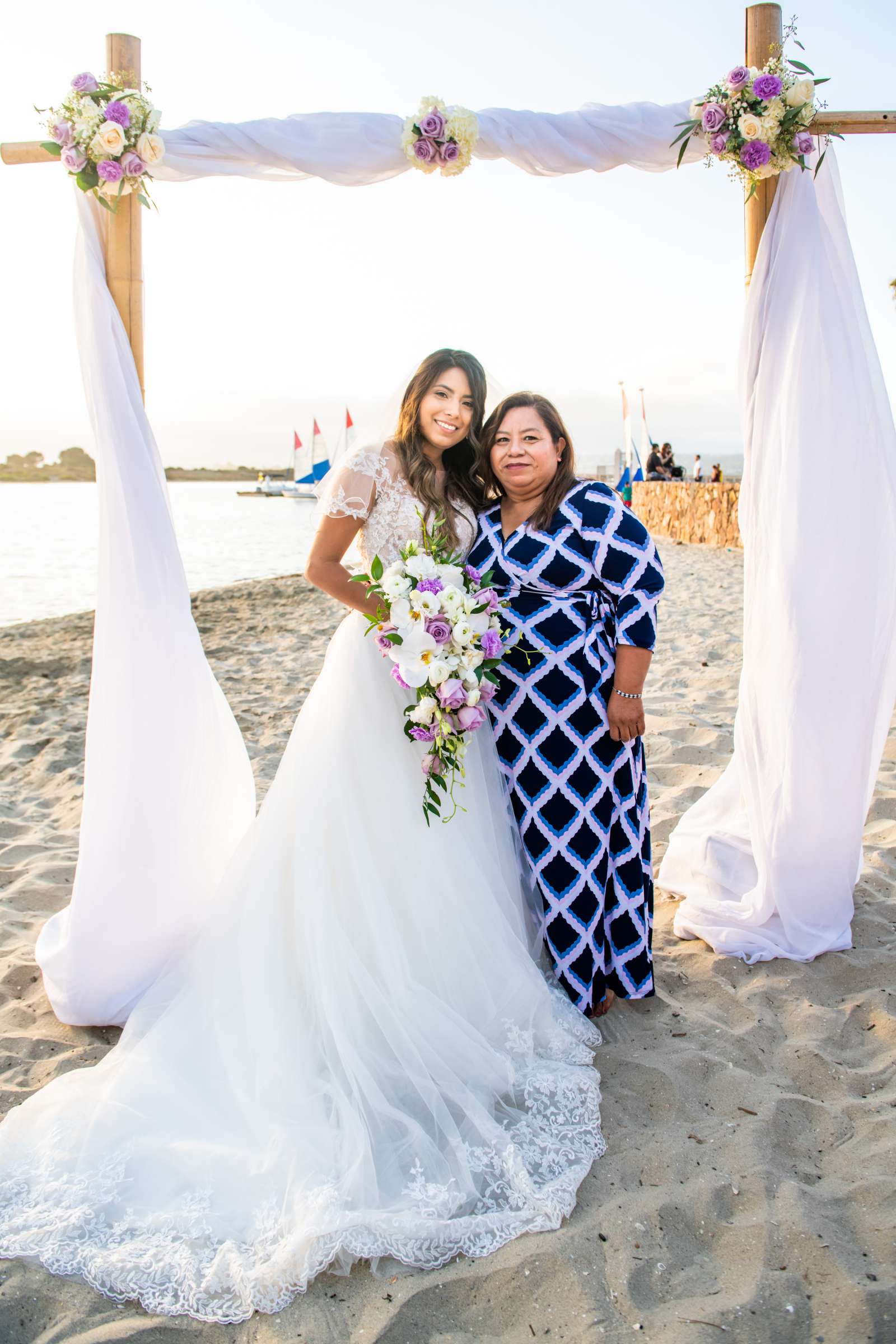 San Diego Mission Bay Resort Wedding coordinated by Elements of Style, Ana and Bobby Wedding Photo #59 by True Photography