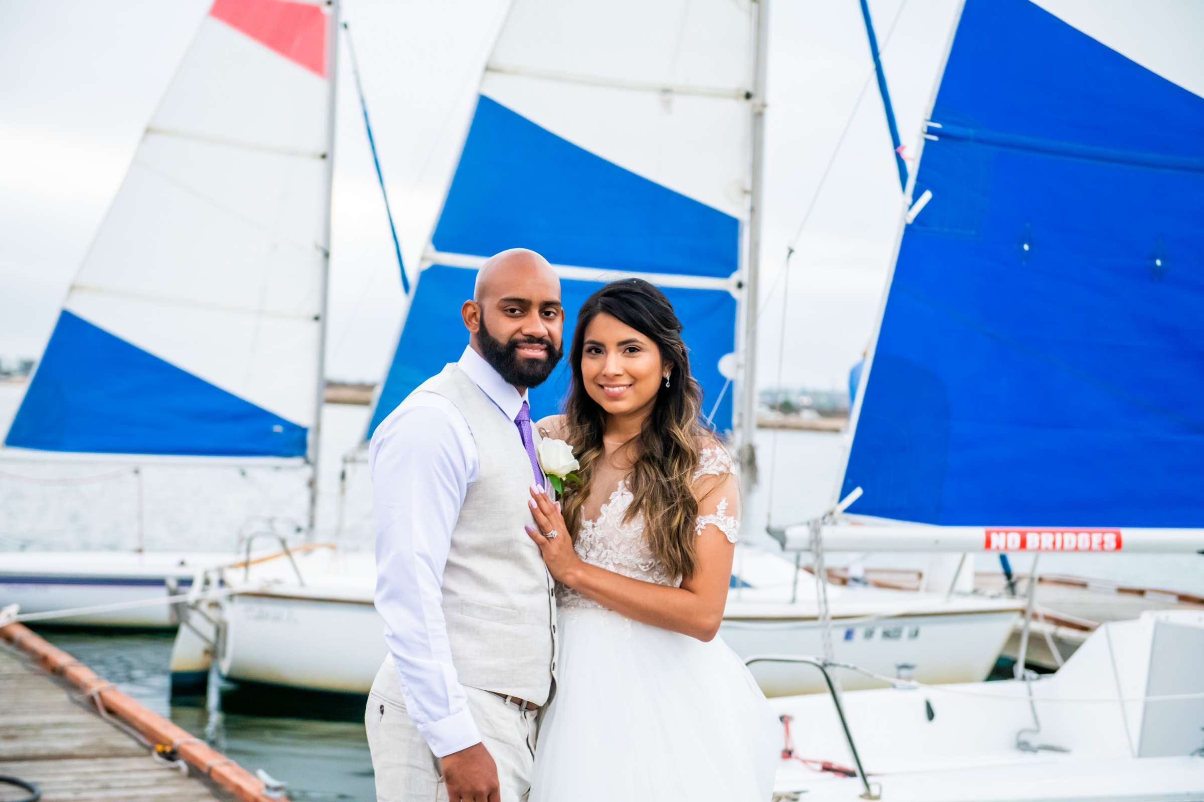 San Diego Mission Bay Resort Wedding coordinated by Elements of Style, Ana and Bobby Wedding Photo #10 by True Photography