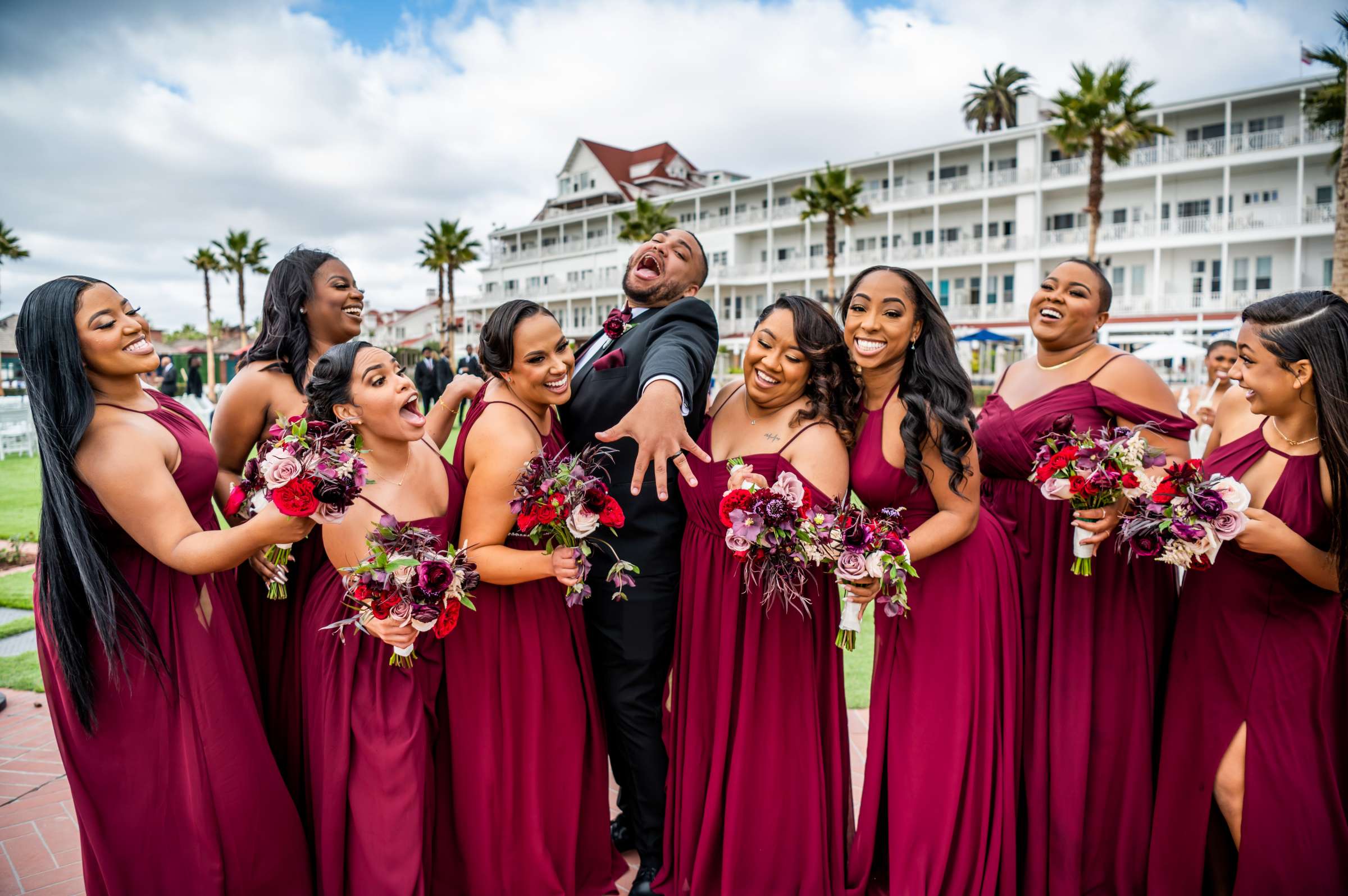 Hotel Del Coronado Wedding coordinated by Events By Gisele, Victoria and Mason Wedding Photo #2 by True Photography