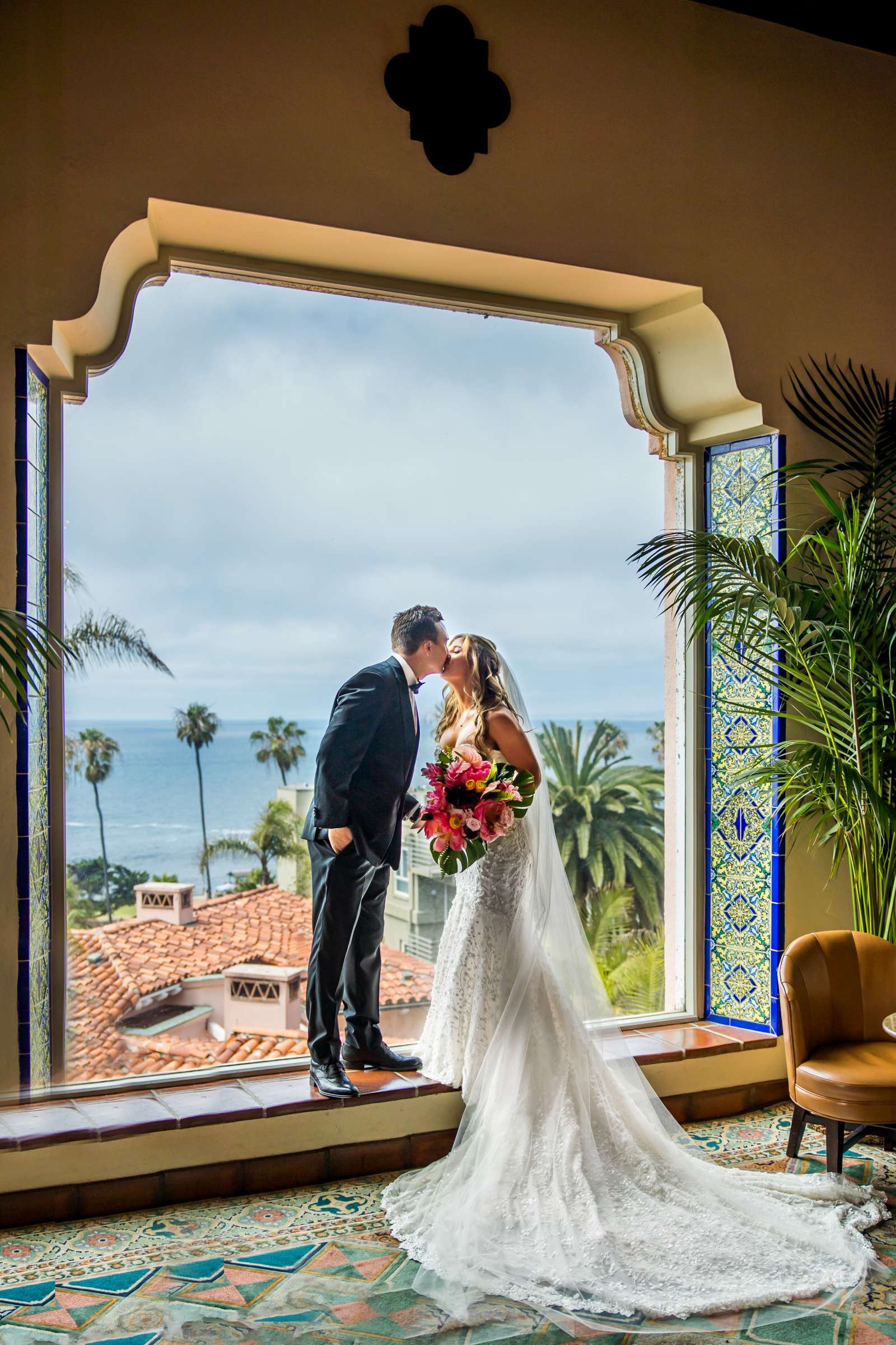 La Valencia Wedding coordinated by Monarch Weddings, Maureen and Ryan Wedding Photo #6 by True Photography