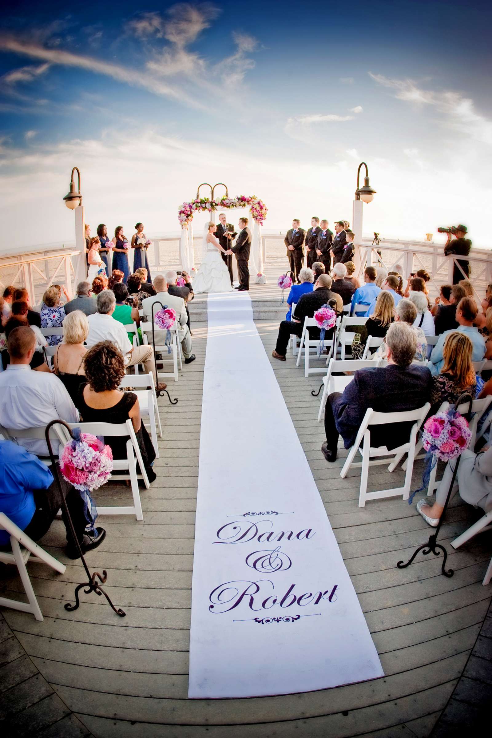 Breakers Beach Naval Air Station Wedding coordinated by The Socialites, Dana and Robert Wedding Photo #2 by True Photography