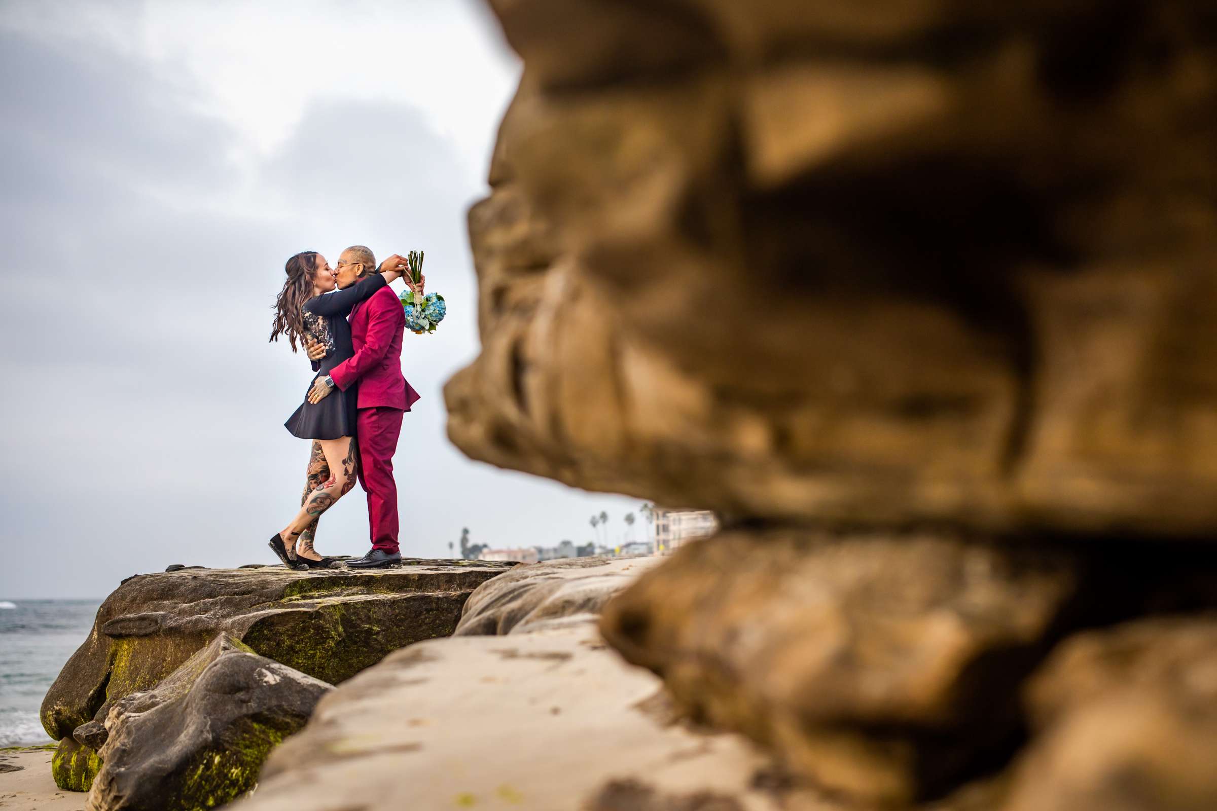 Windansea Beach Wedding, Leah and Yessi Wedding Photo #1 by True Photography