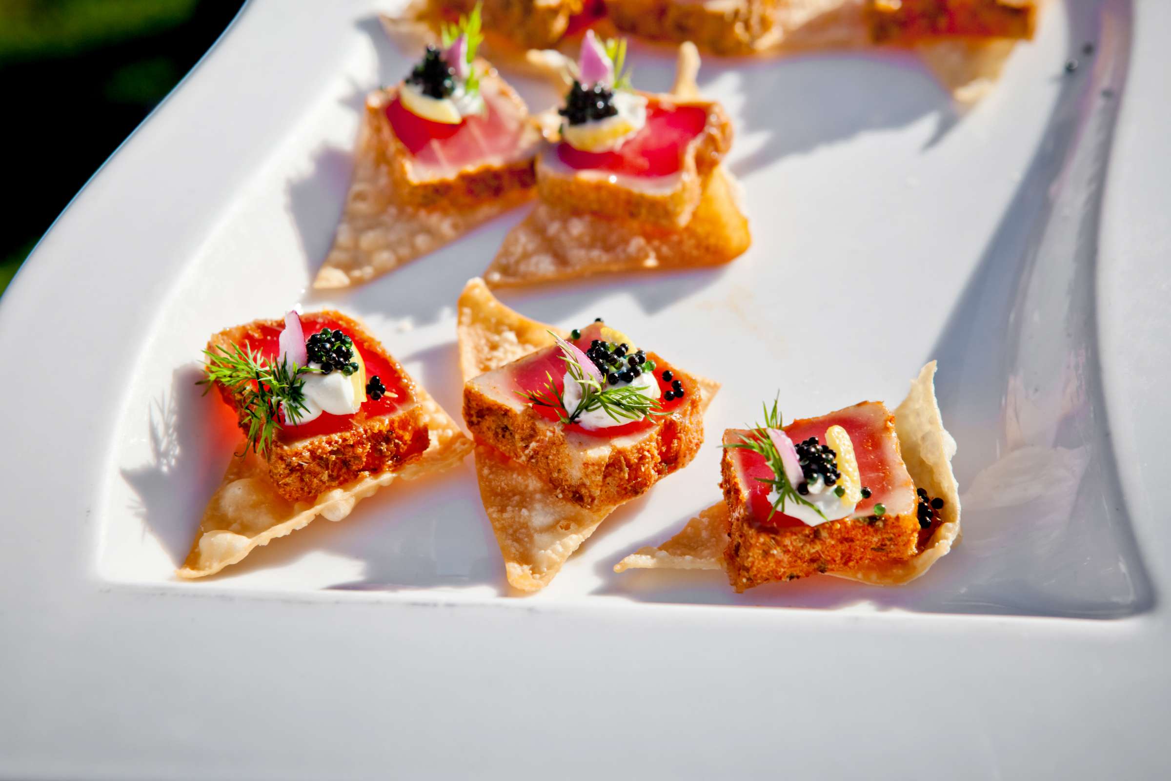 Food at Catamaran Resort Wedding, Laura and Christian Wedding Photo #64 by True Photography