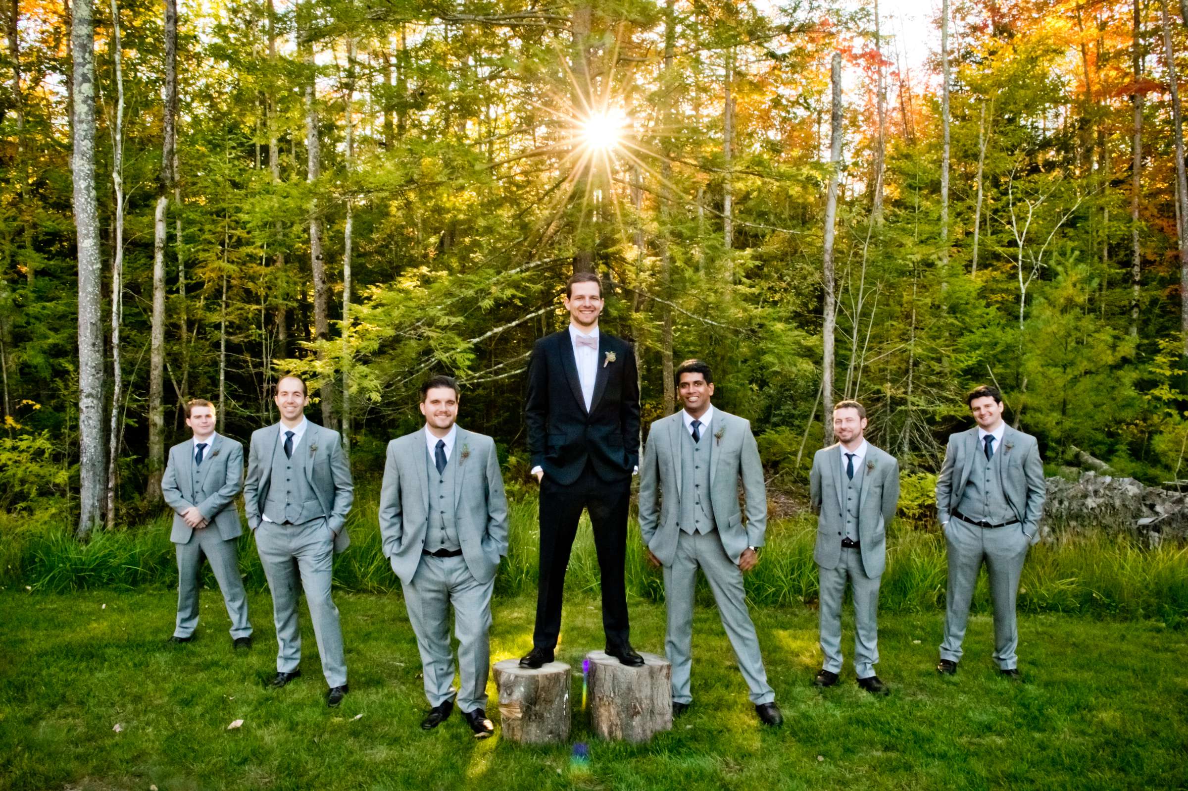 Forest at Barn at Flanagan Farms Wedding coordinated by A Family Affair, Colleen and Russell Wedding Photo #12 by True Photography