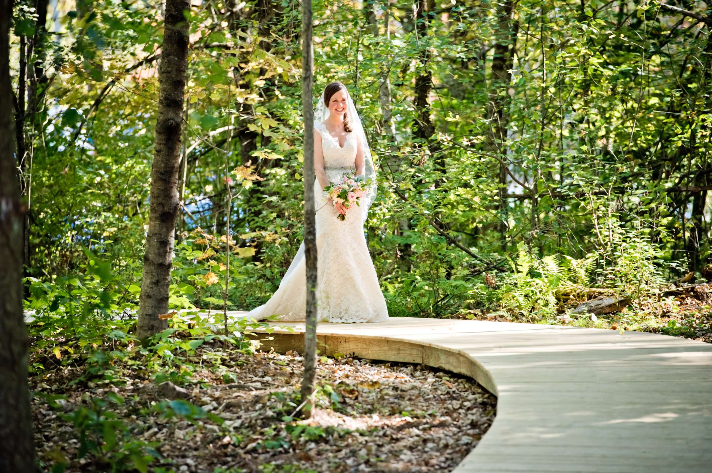 Forest at Barn at Flanagan Farms Wedding coordinated by A Family Affair, Colleen and Russell Wedding Photo #38 by True Photography