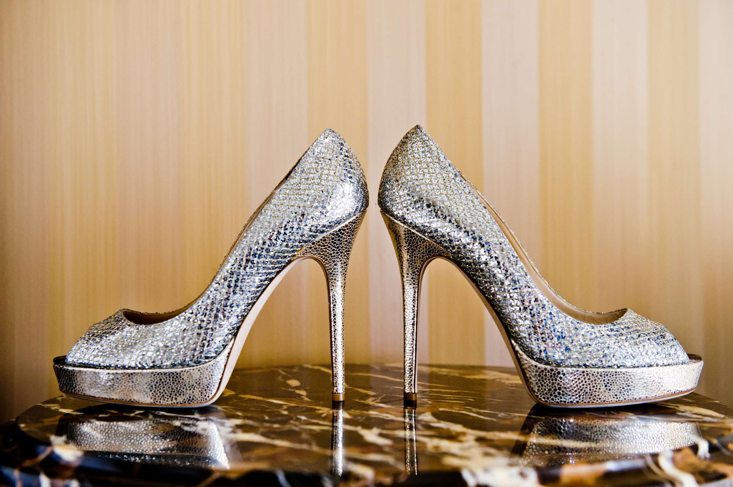 Shoes at Fairmont Grand Del Mar Wedding coordinated by First Comes Love Weddings & Events, Angela and Eric Wedding Photo #19 by True Photography