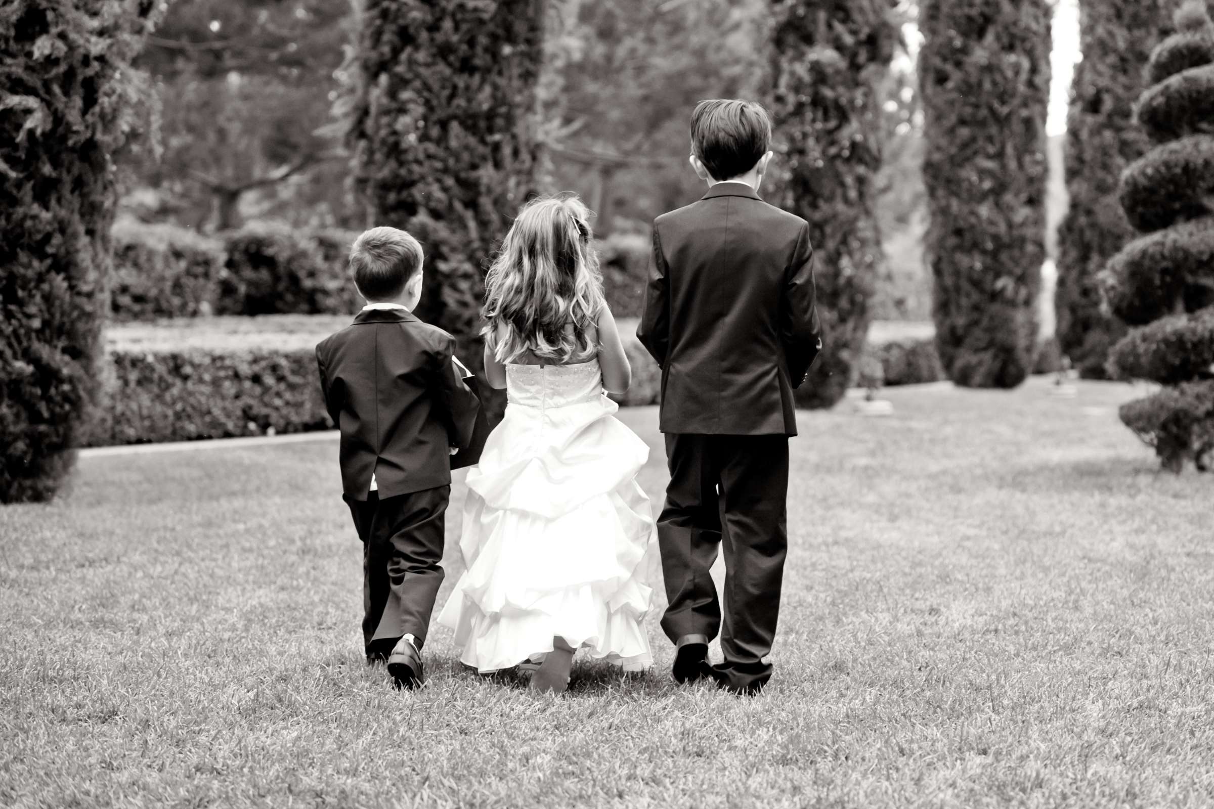 Kids at Fairmont Grand Del Mar Wedding coordinated by First Comes Love Weddings & Events, Angela and Eric Wedding Photo #27 by True Photography