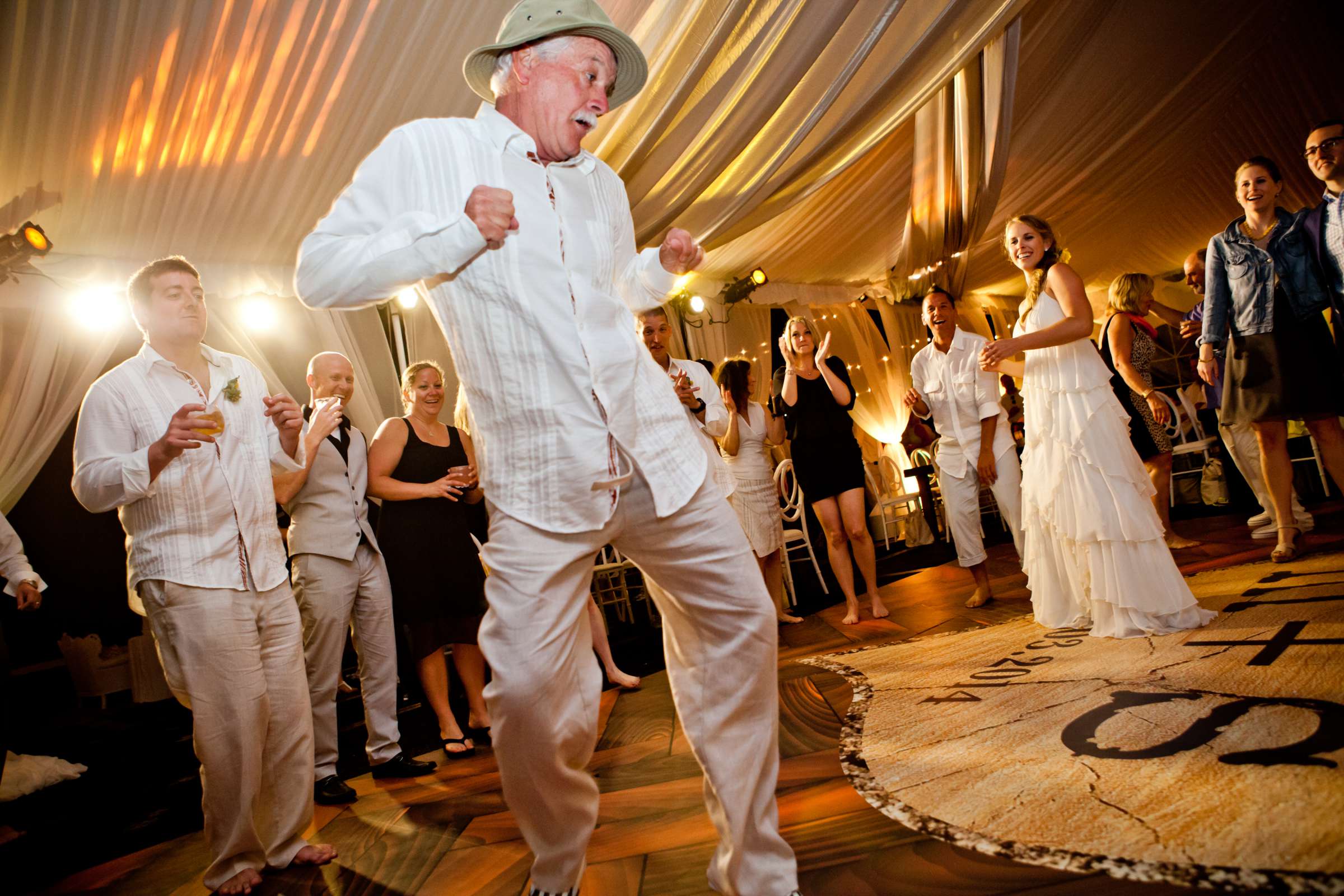 Dancing at California State Beaches Wedding coordinated by Pink Papaya, Mallory and Sean Wedding Photo #61 by True Photography