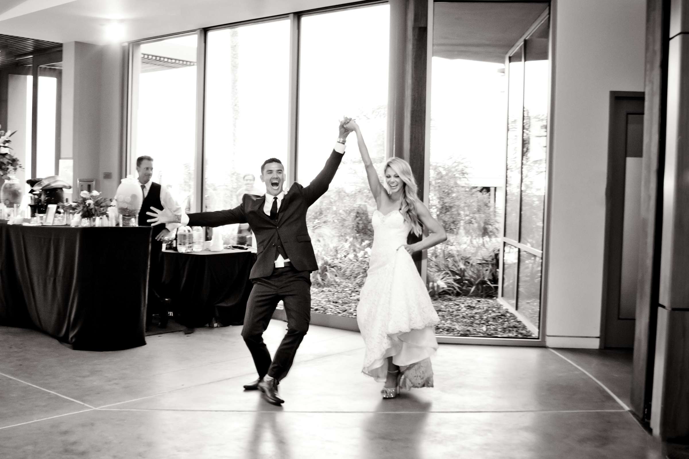 Scripps Seaside Forum Wedding coordinated by Carmin Designs, Kelly and Jodie Wedding Photo #41 by True Photography