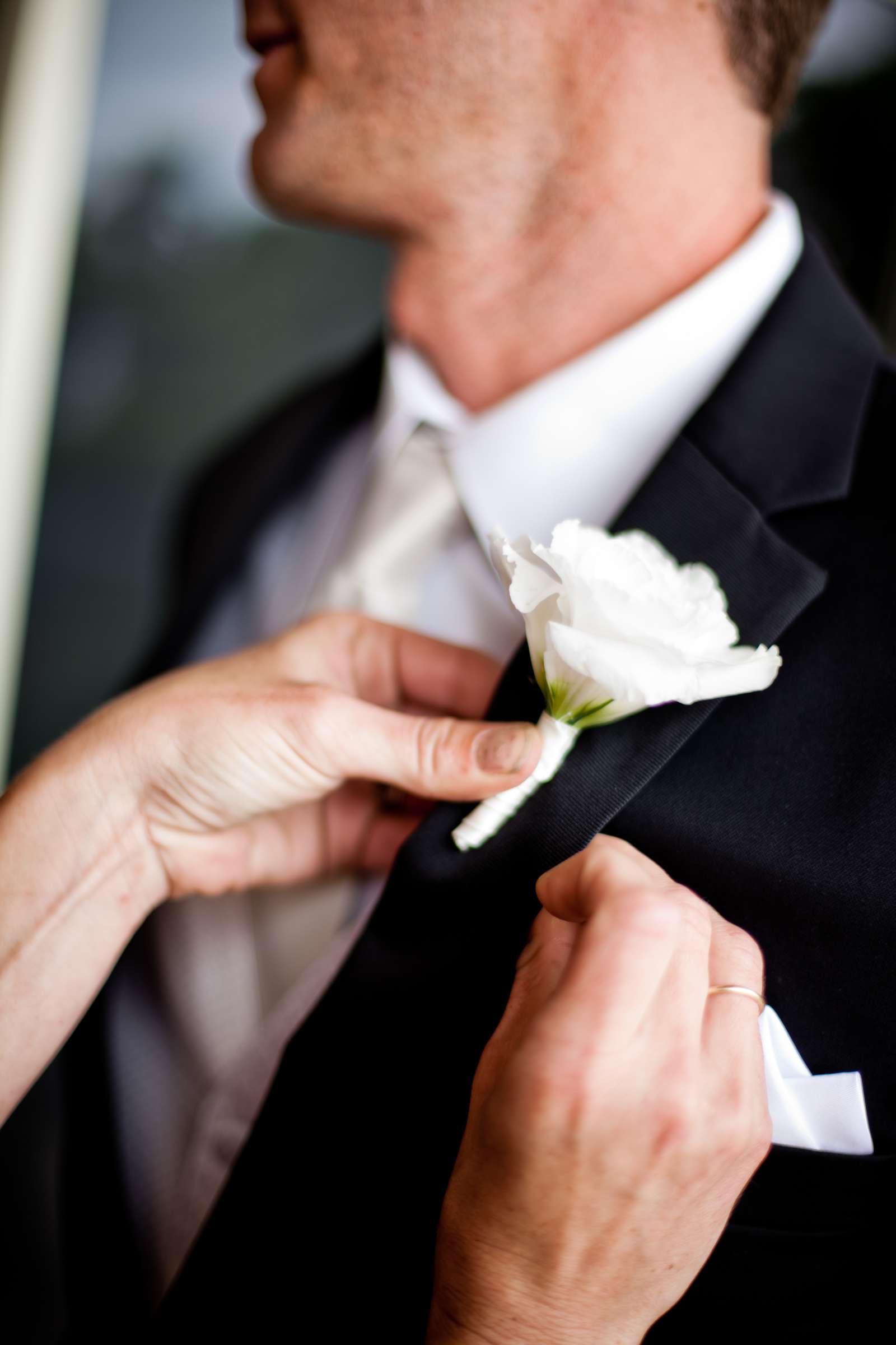 boutonnière at Surf & Sand Resort Wedding coordinated by Surf & Sand Resort, Sasha and Jameson Wedding Photo #122658 by True Photography